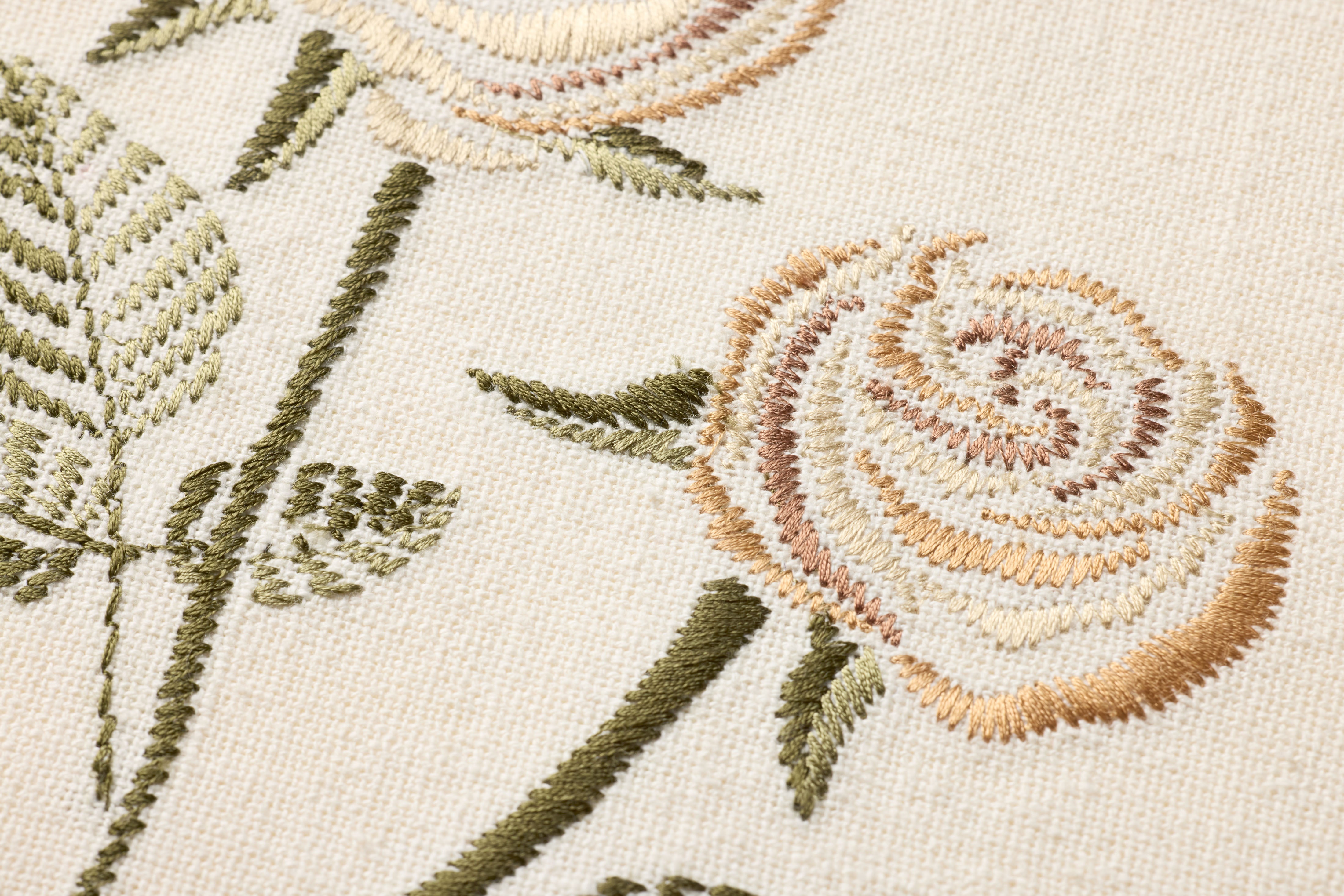 Loloi Rose Bud Embroidered Wall Art ARTWORK - framed art Loloi