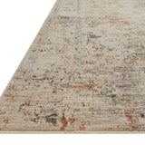 Loloi Axel Silver / Spice Rug RUGS - synthetic Loloi