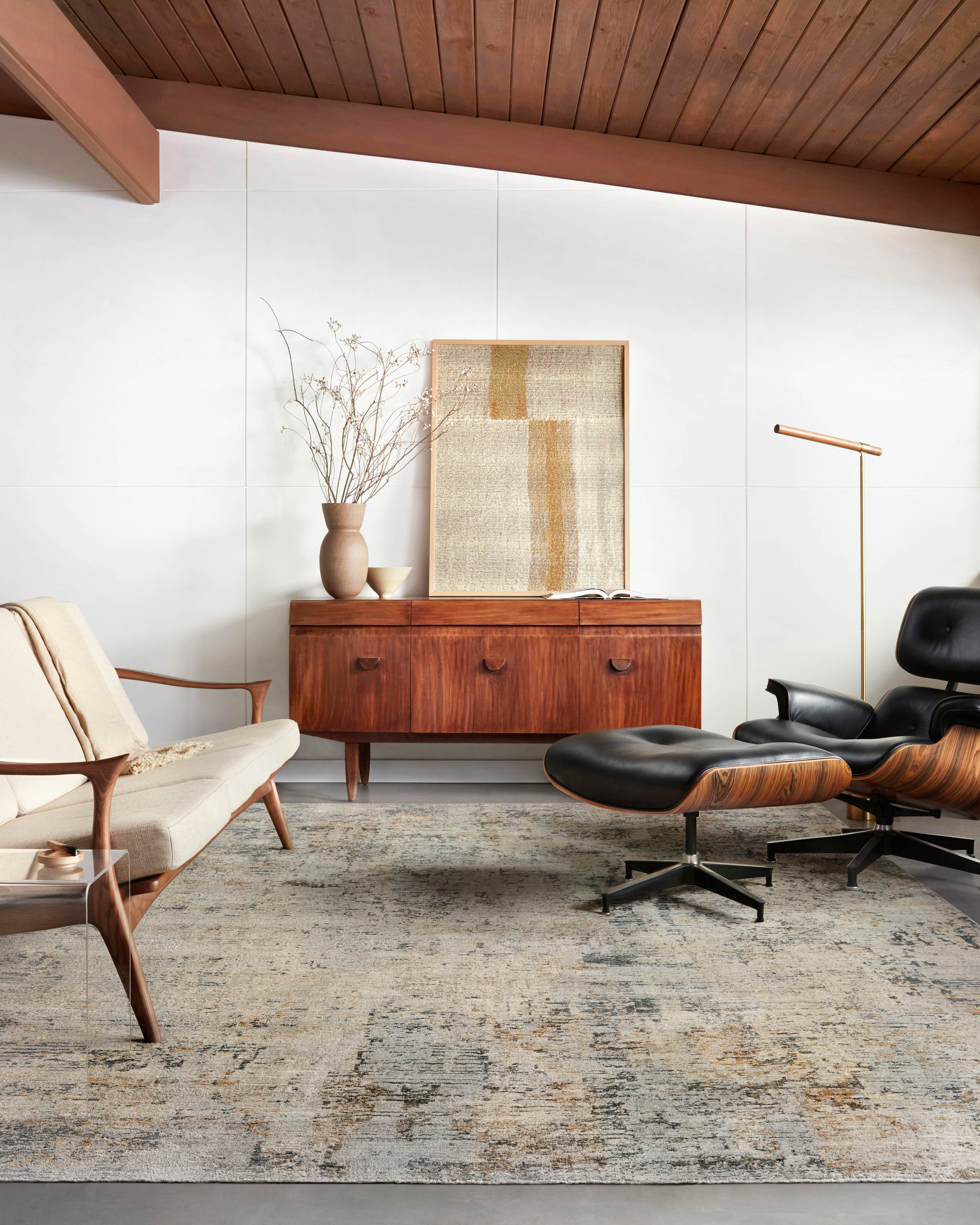 Loloi Axel Beige / Sky Rug RUGS - synthetic Loloi