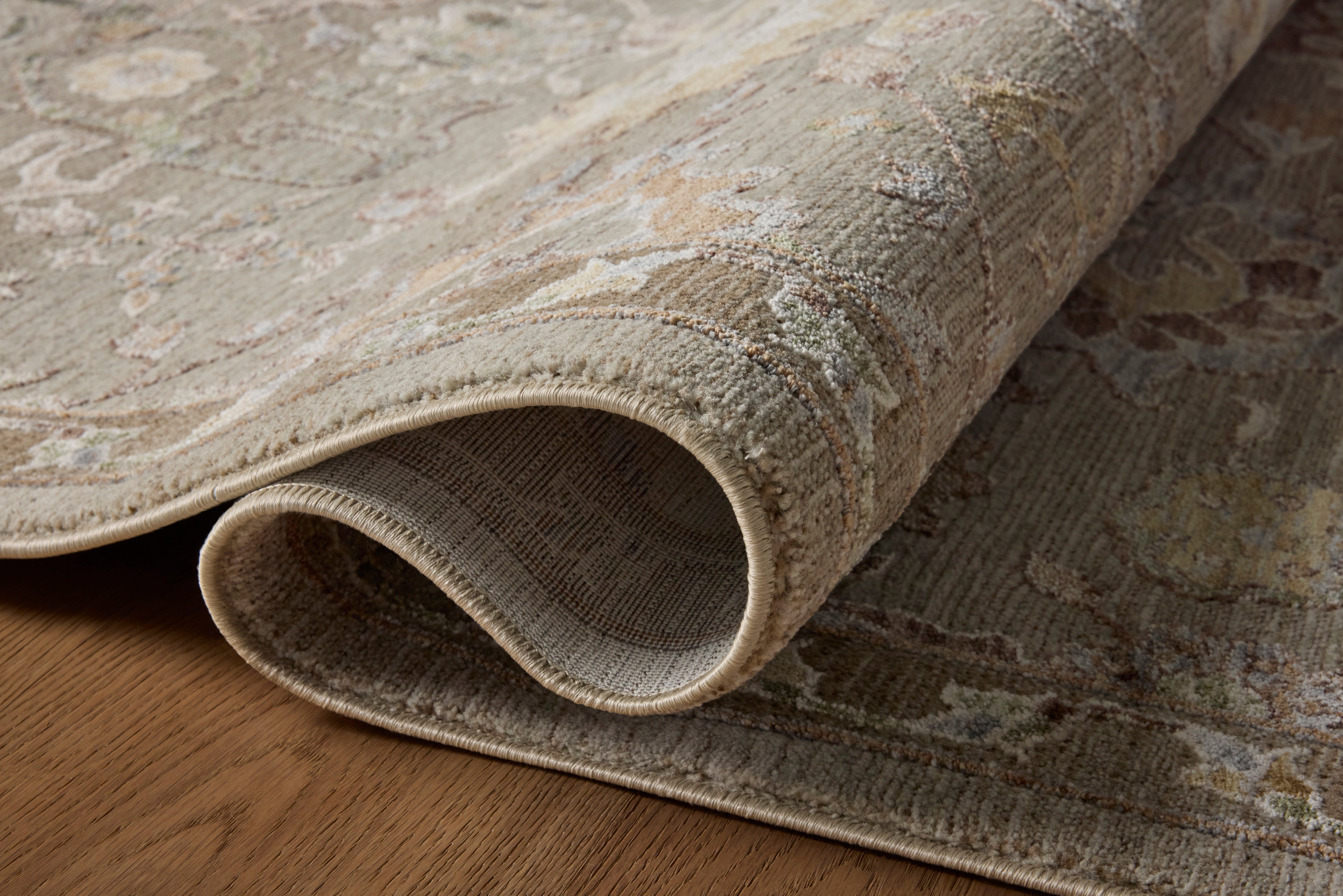 Loloi Aylin Fog / Plum Rug - Rug & Weave