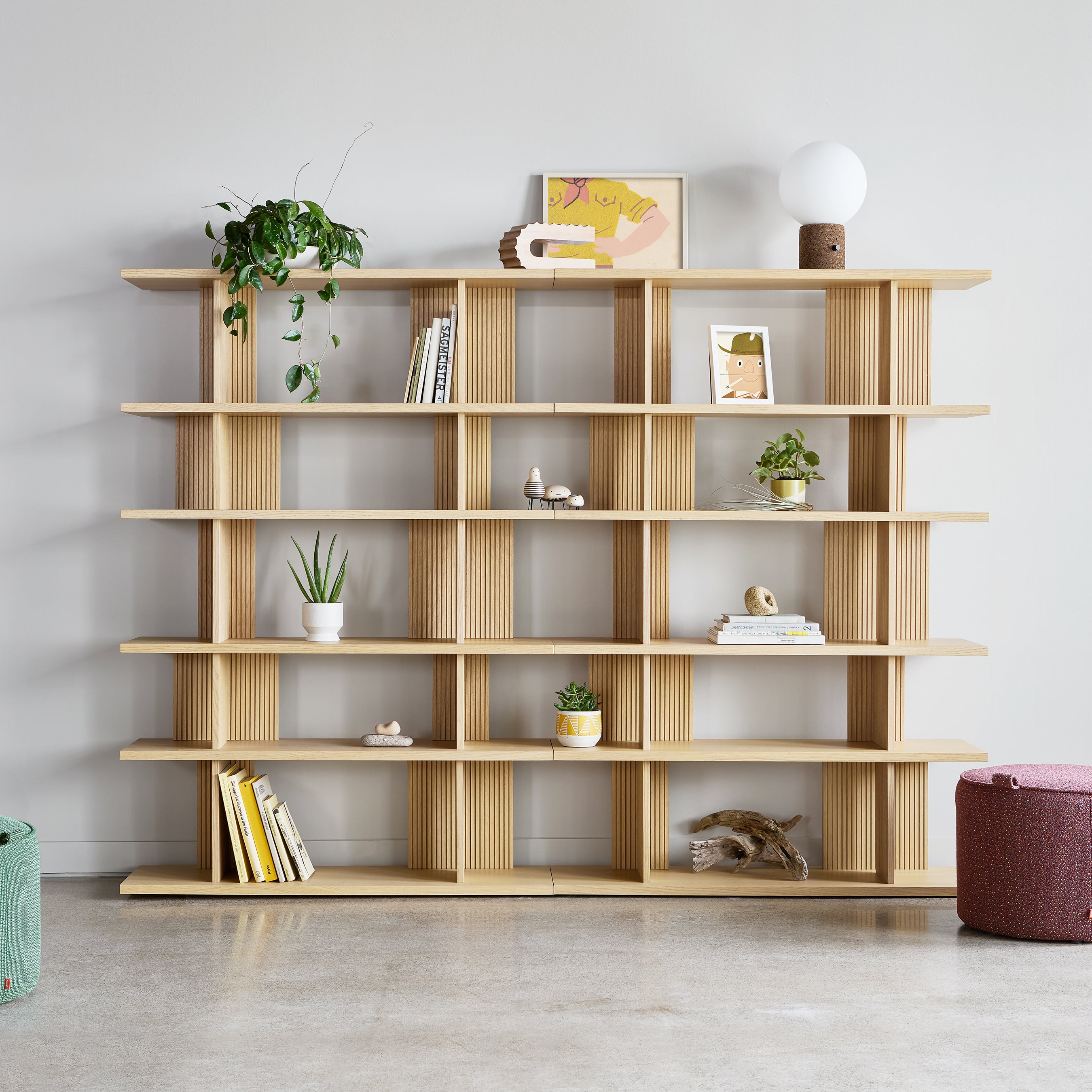 Albion 6-6 Shelving Unit FURNITURE - shelving unit Gus