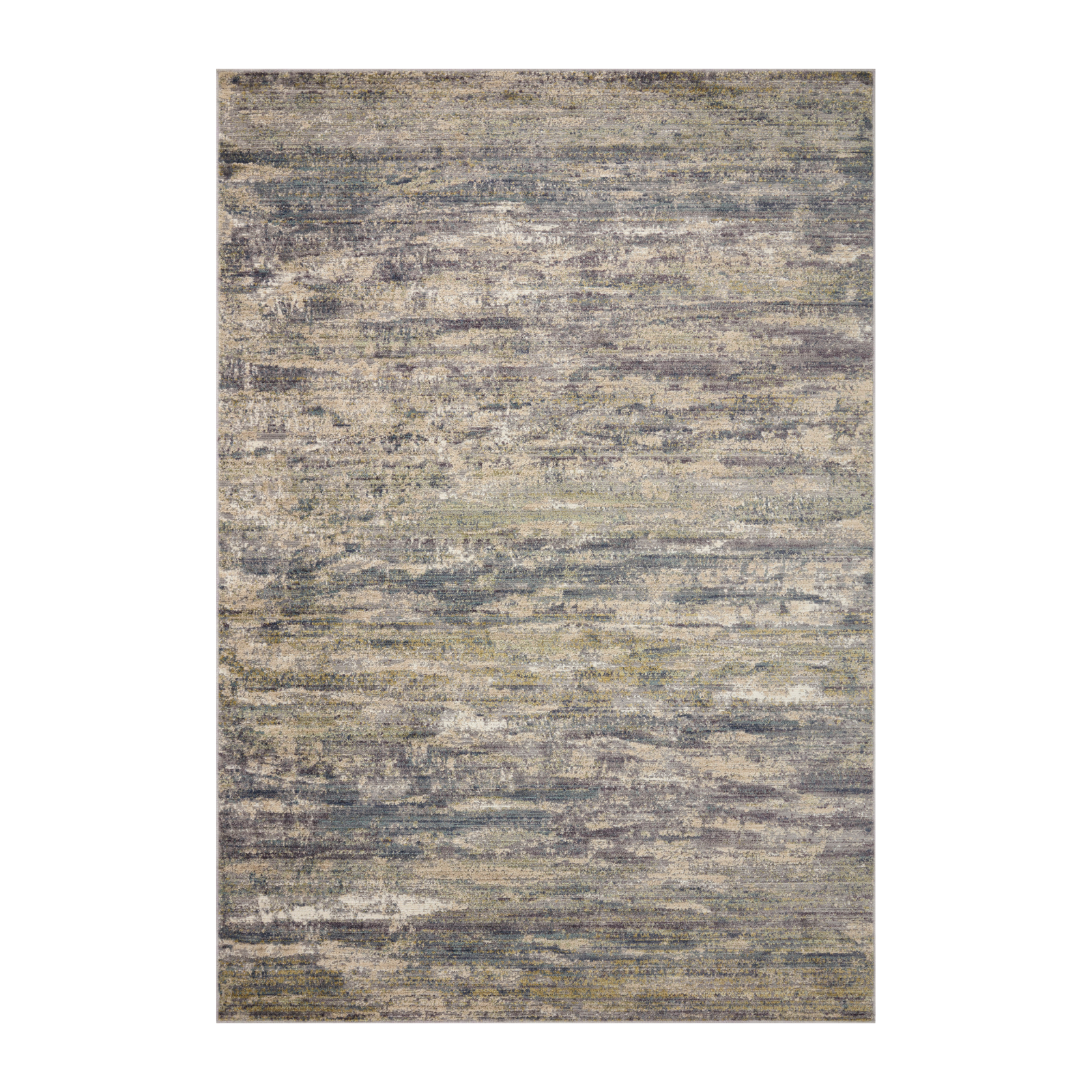 Loloi Arden Granite / Ocean Rug, 18" x 18" Sample