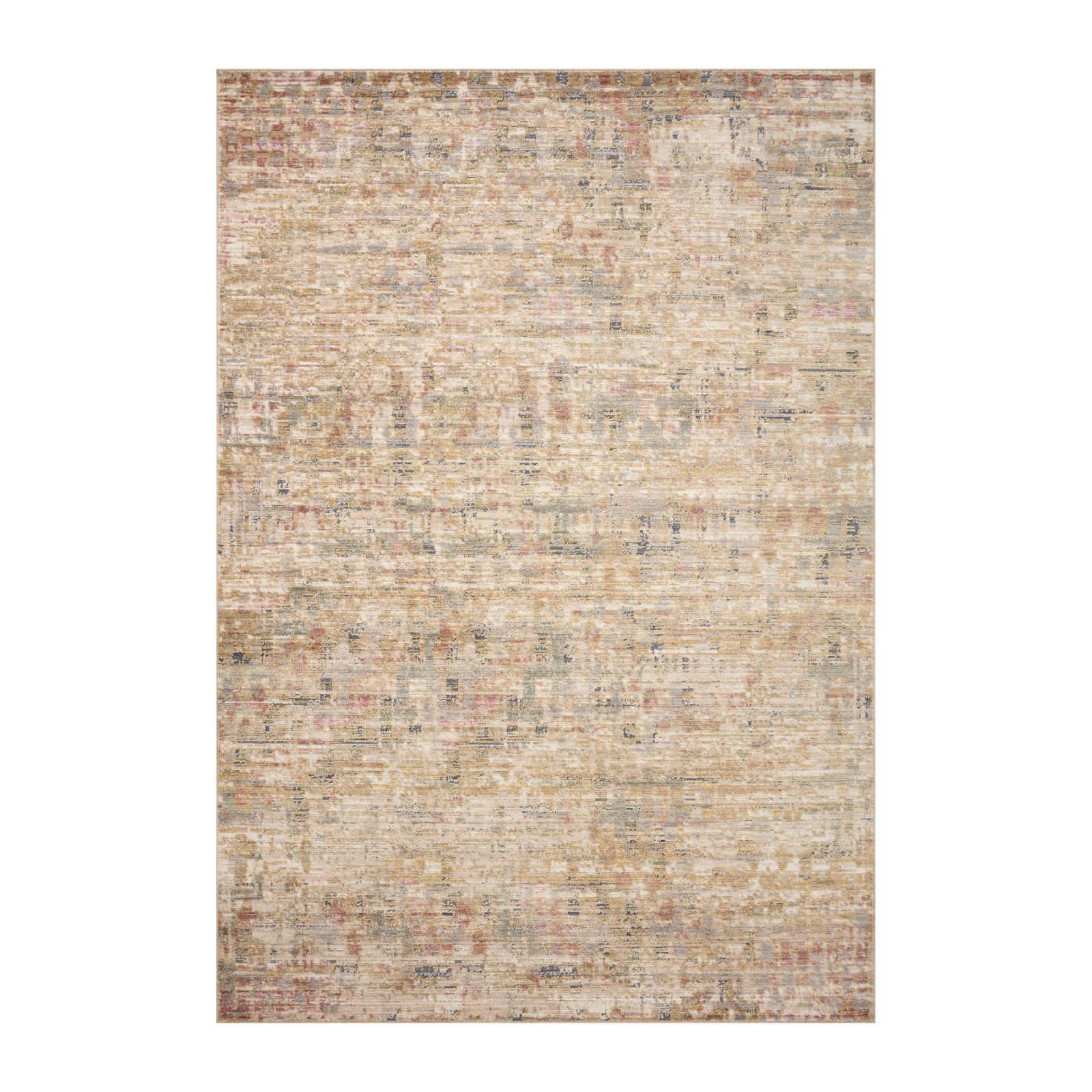 Loloi Arden Sand / Multi Rug, 18" x 18" Sample
