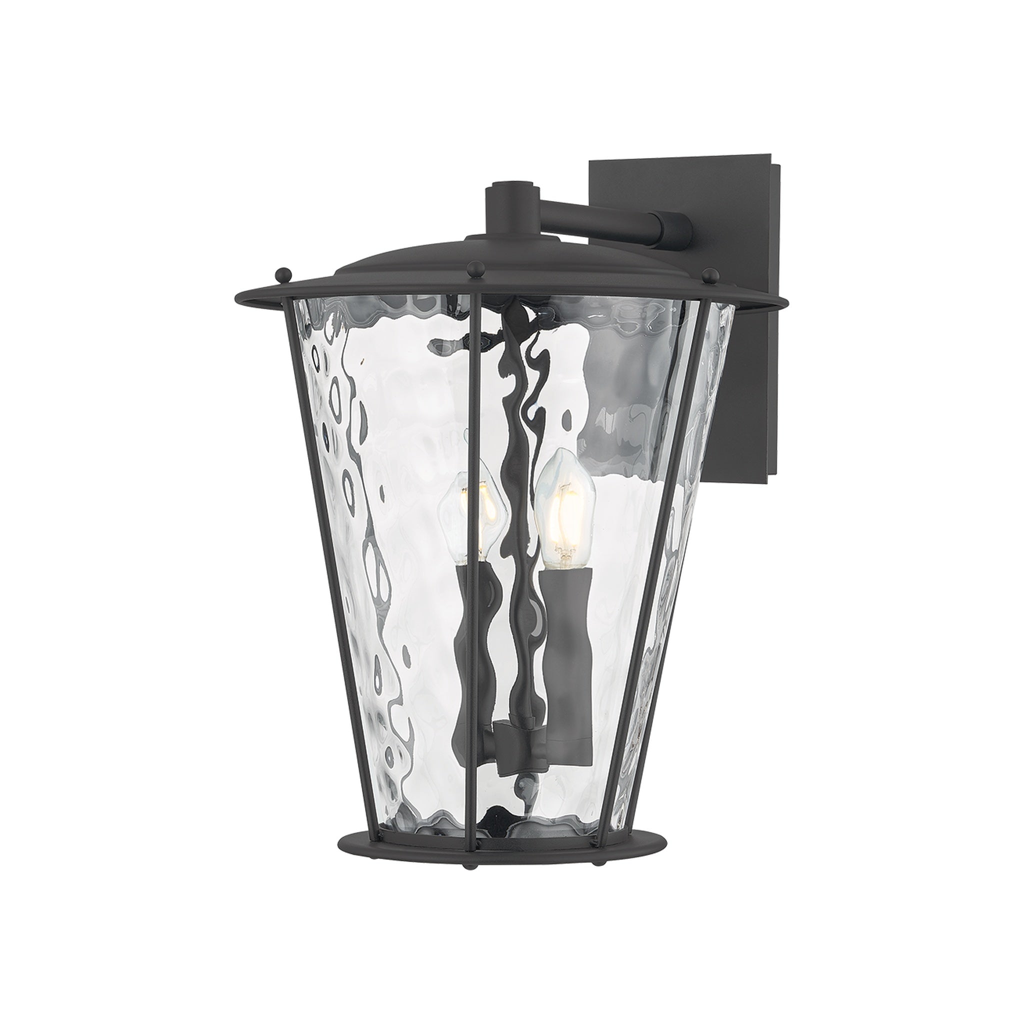 Jantzen Wall Sconce LIGHTING - wall sconce Hudson Valley Lighting Texture Black Small