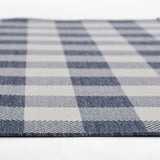 Braemar Plaid Denim Outdoor Rug