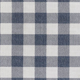 Braemar Plaid Denim Outdoor Rug