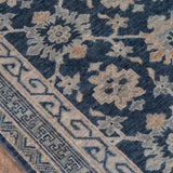 Benara Blue Hand Knotted Rug RUGS - wool Momeni