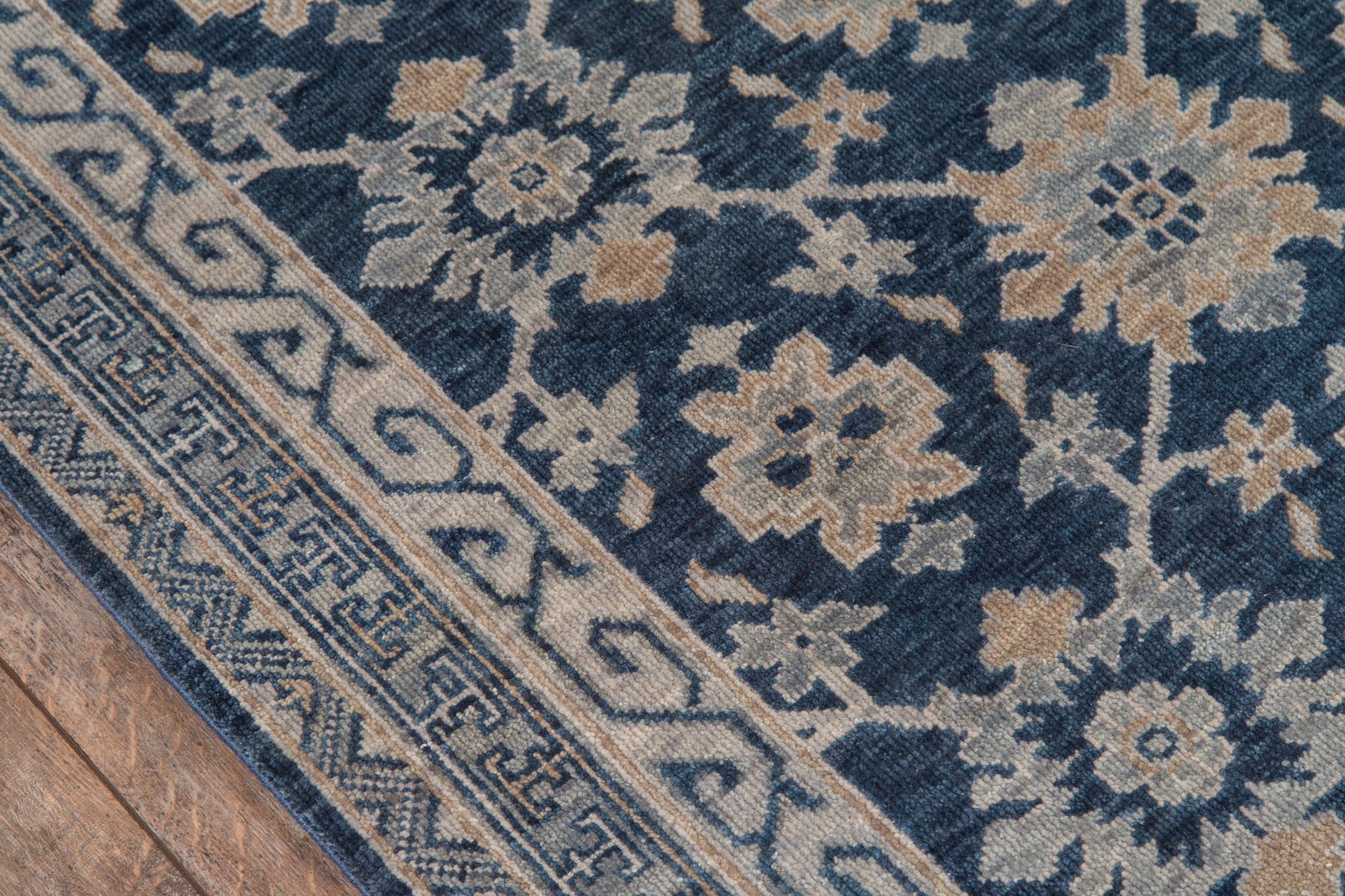 Benara Blue Hand Knotted Rug RUGS - wool Momeni