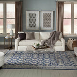 Benara Blue Hand Knotted Rug RUGS - wool Momeni