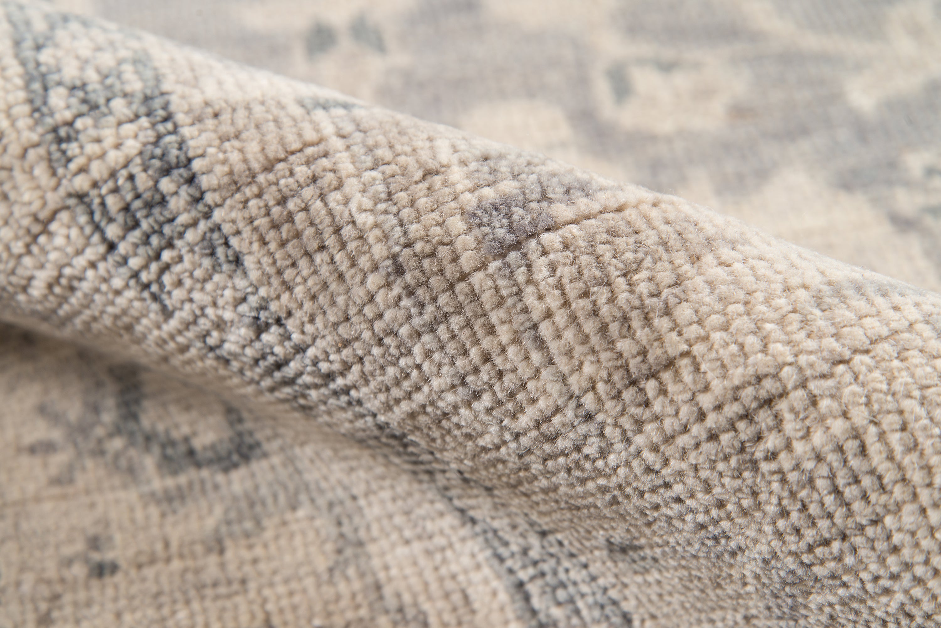 Benara Grey Hand Knotted Rug RUGS - wool Momeni