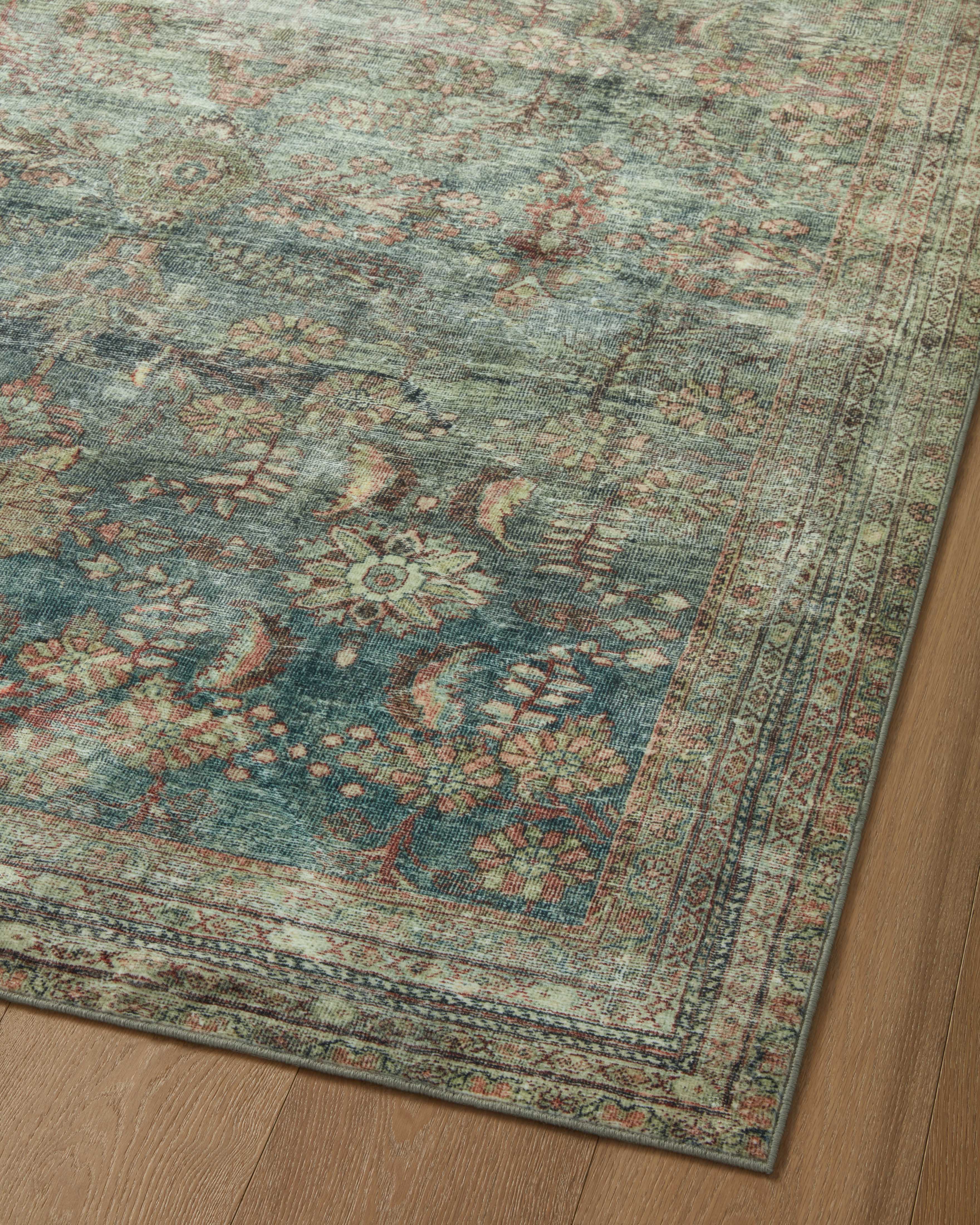 Magnolia Home by Joanna Gaines x Loloi Banks Ocean / Spice Rug 1 - RUGS - patterned Loloi