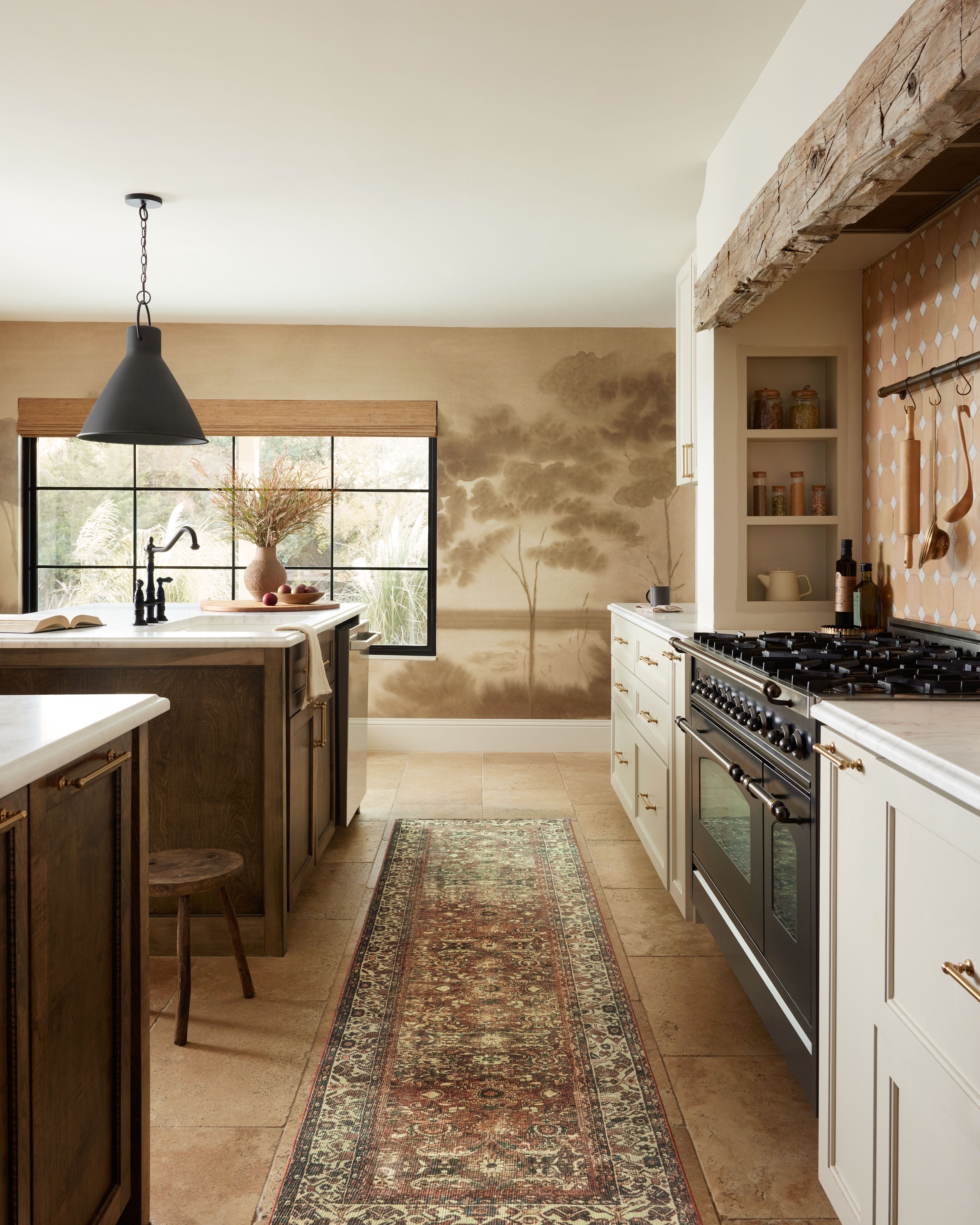 Joanna Gaines x Loloi Banks Brick / Ivory Rug RUGS - synthetic Loloi