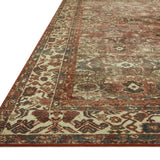 Magnolia Home by Joanna Gaines x Loloi Banks Brick / Ivory Rug 1 - RUGS - patterned Loloi