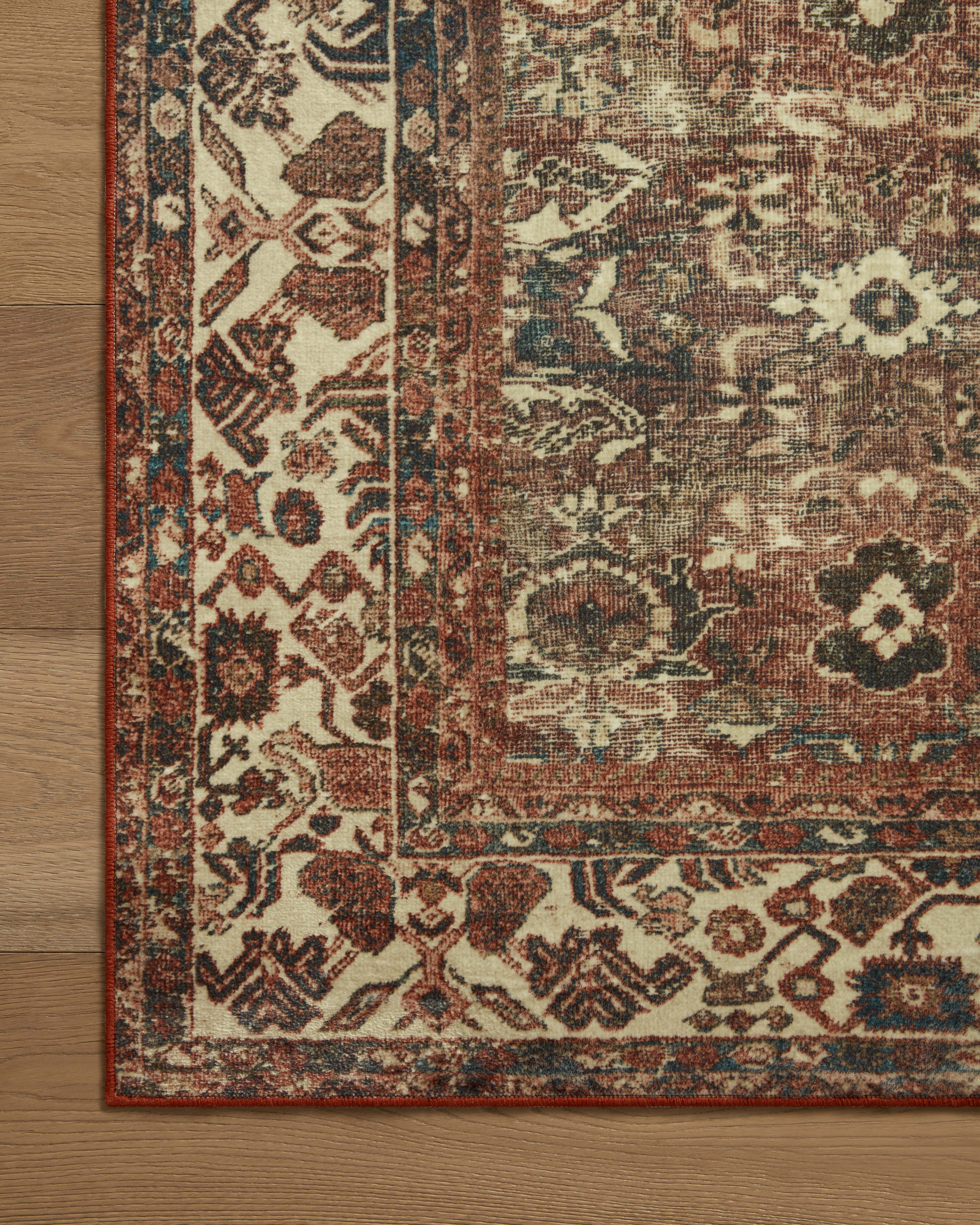Joanna Gaines x Loloi Banks Brick / Ivory Rug RUGS - synthetic Loloi