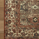 Magnolia Home by Joanna Gaines x Loloi Banks Brick / Ivory Rug 1 - RUGS - patterned Loloi