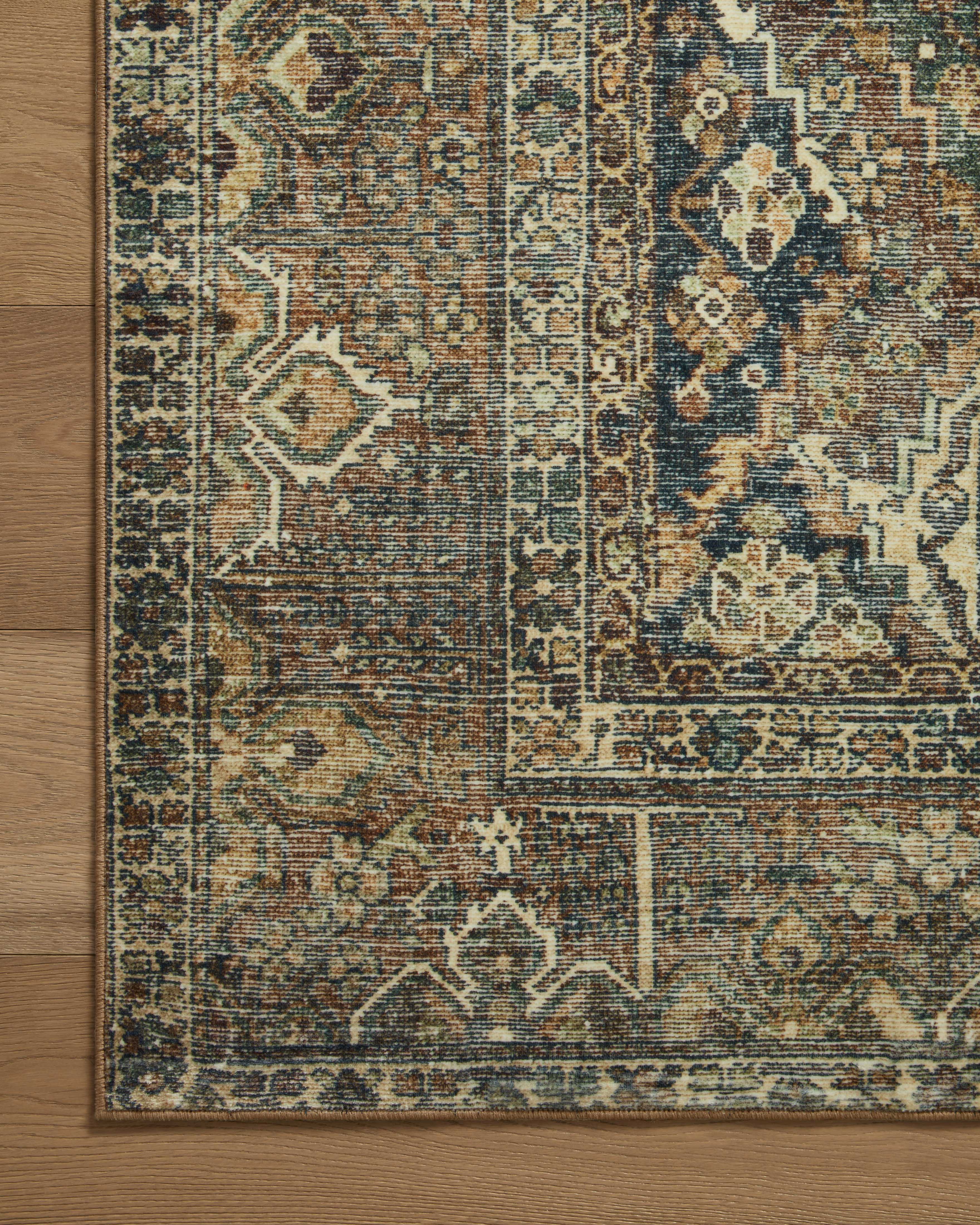 Joanna Gaines x Loloi Banks Spice / Blue Rug RUGS - synthetic Loloi