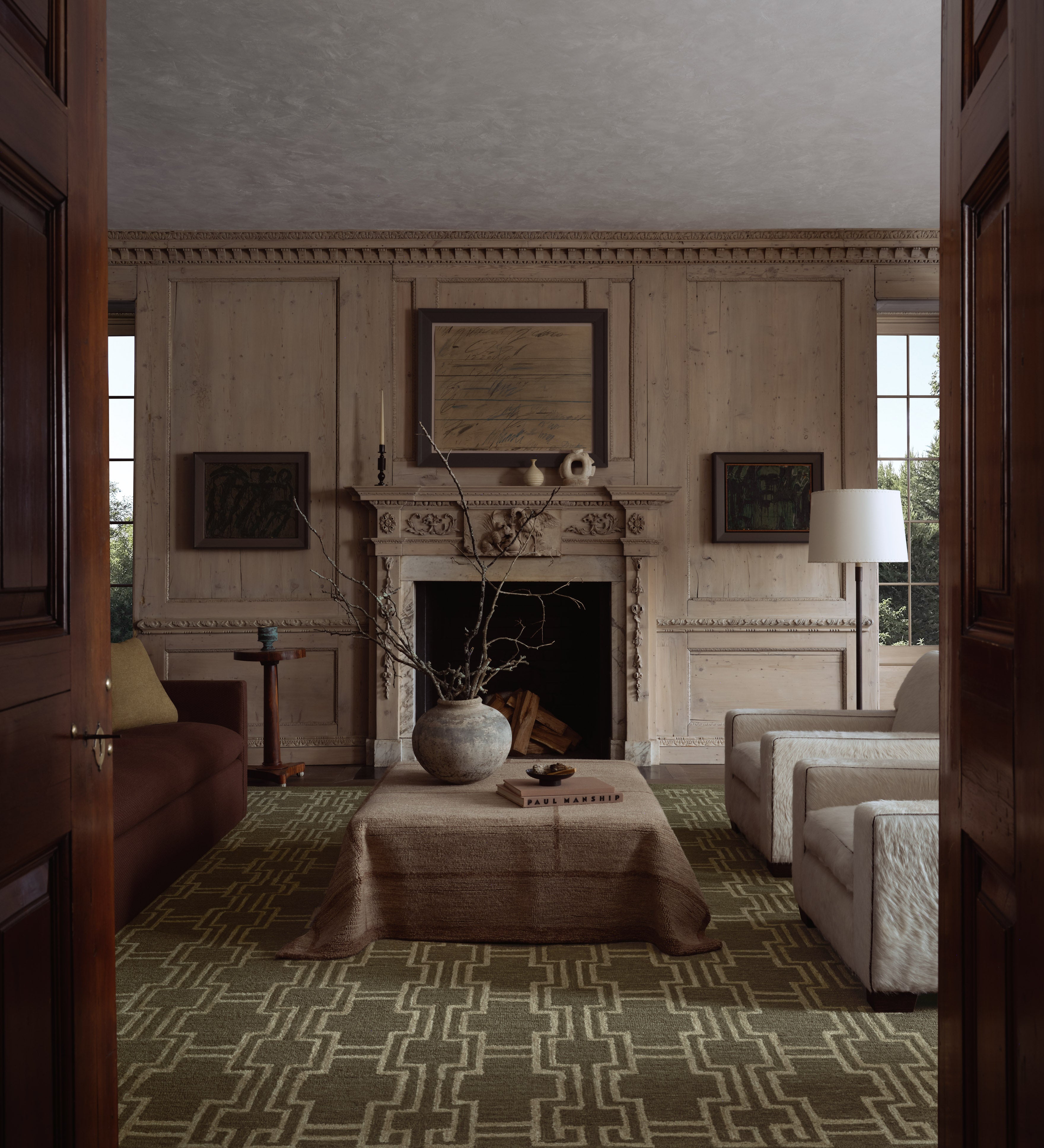 Jeremiah Brent x Loloi Barrow Moss / Beige Rug – view 2