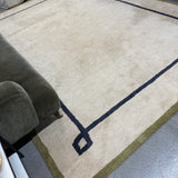 FLOOR MODEL - Nate Berkus Serge Bordered Wool Cozy Area Rug - 8'6" x 11'6" RUGS - floor model Dash & Albert