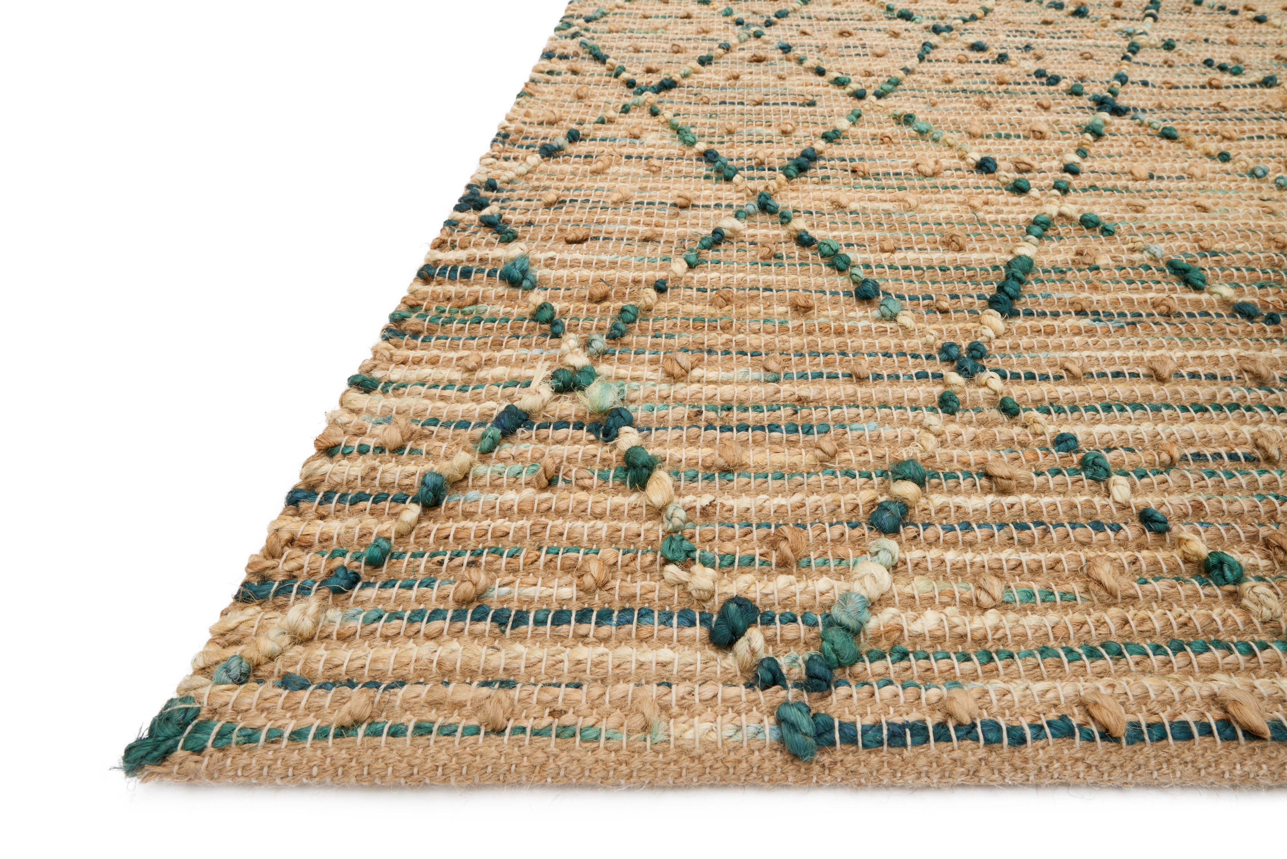 Loloi Beacon Aqua Rug RUGS - jute Loloi