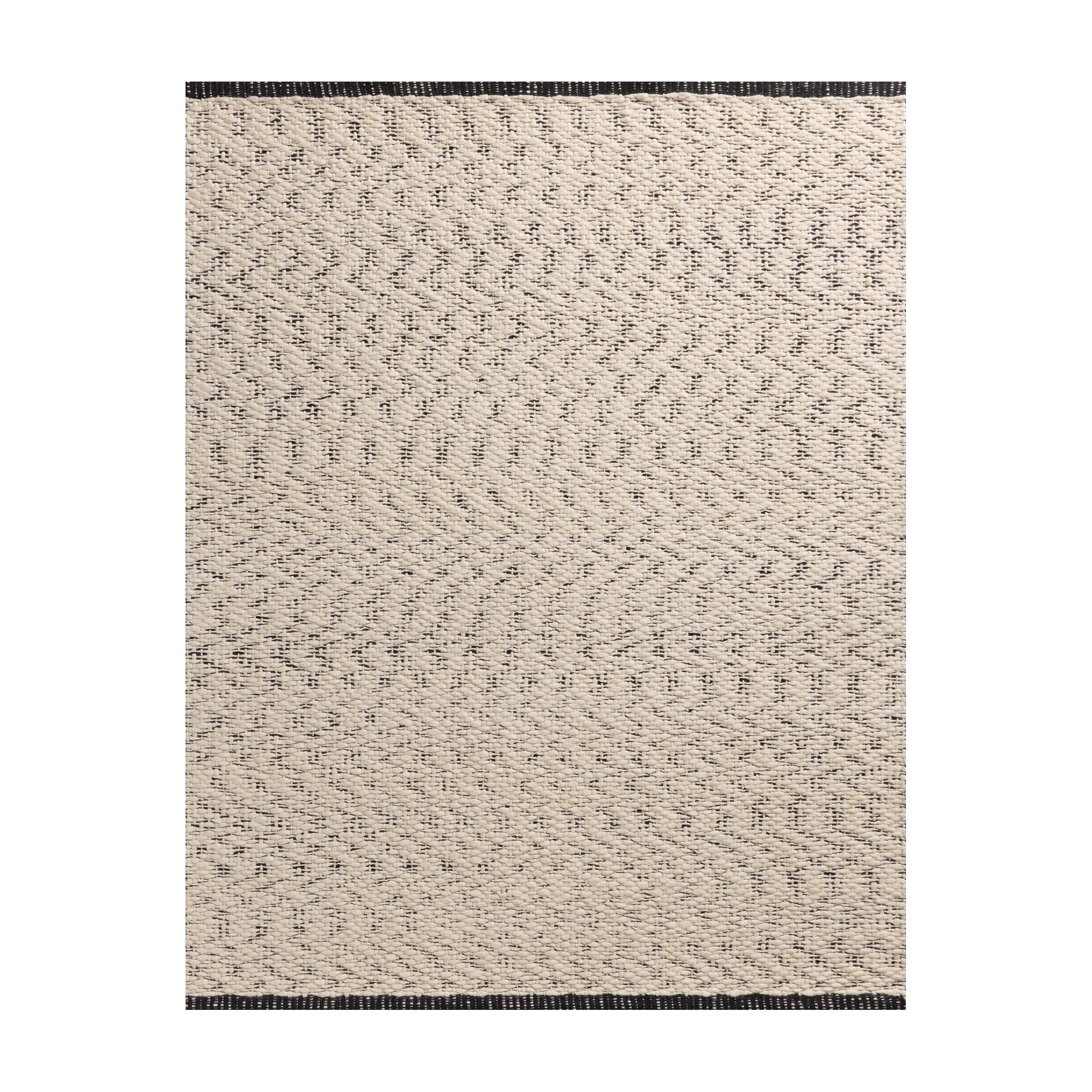 Joanna Gaines x Loloi Betty Ivory / Black Rug, 18" x 18"