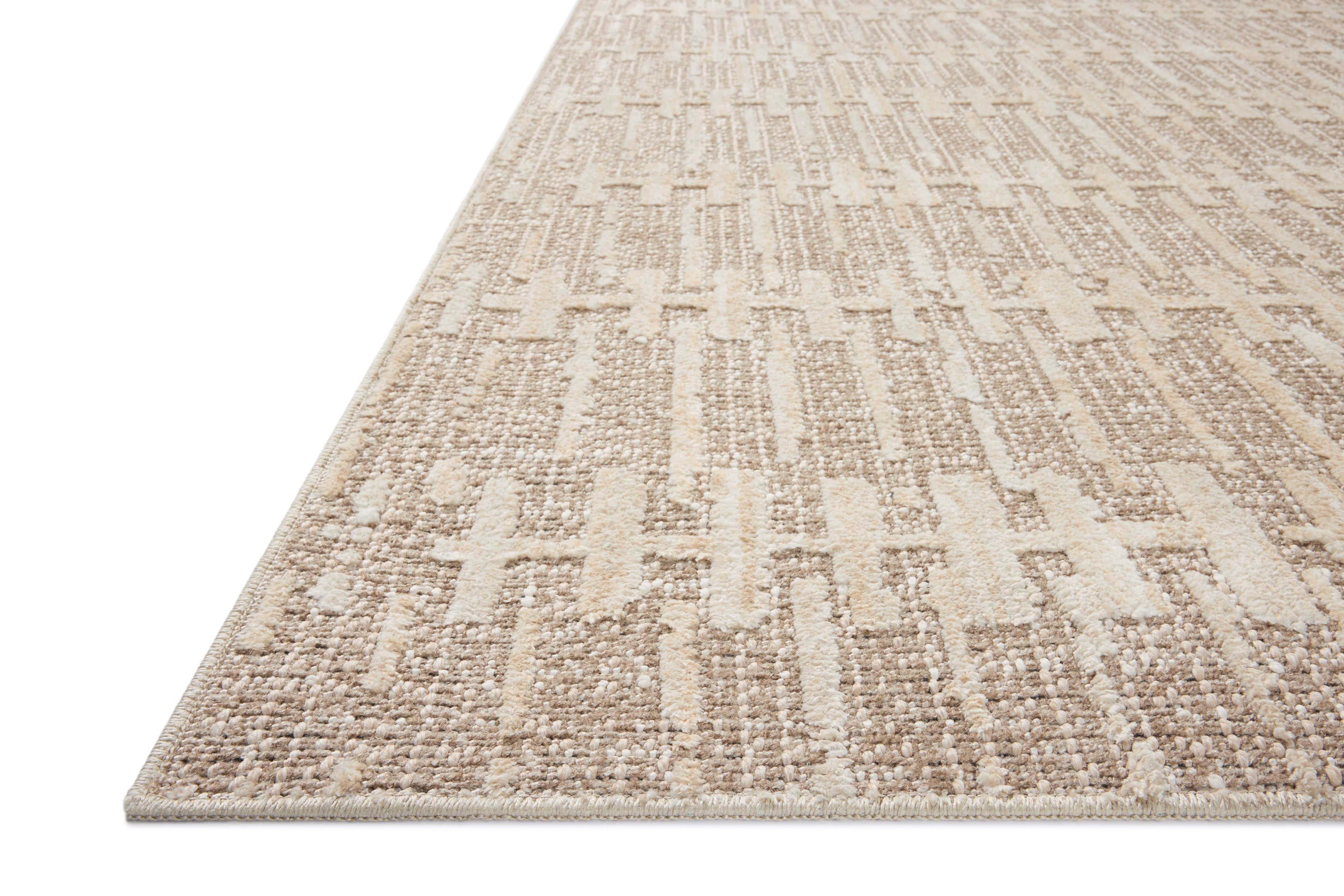 Amber Lewis x Loloi Bexley Taupe / Natural Rug RUGS - synthetic Loloi