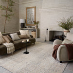 Amber Lewis x Loloi Bexley Natural / Slate Rug RUGS - synthetic Loloi