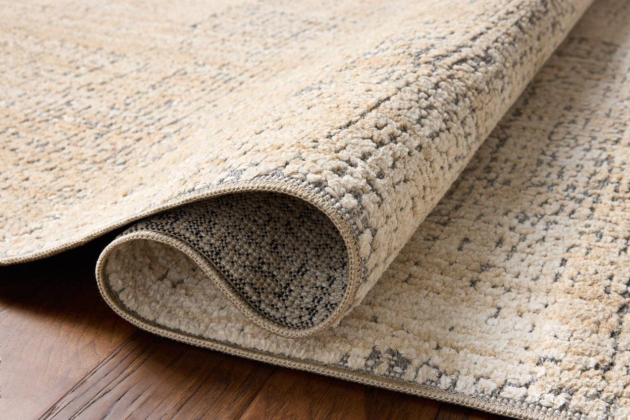 Amber Lewis x Loloi Bexley Natural / Slate Rug RUGS - synthetic Loloi