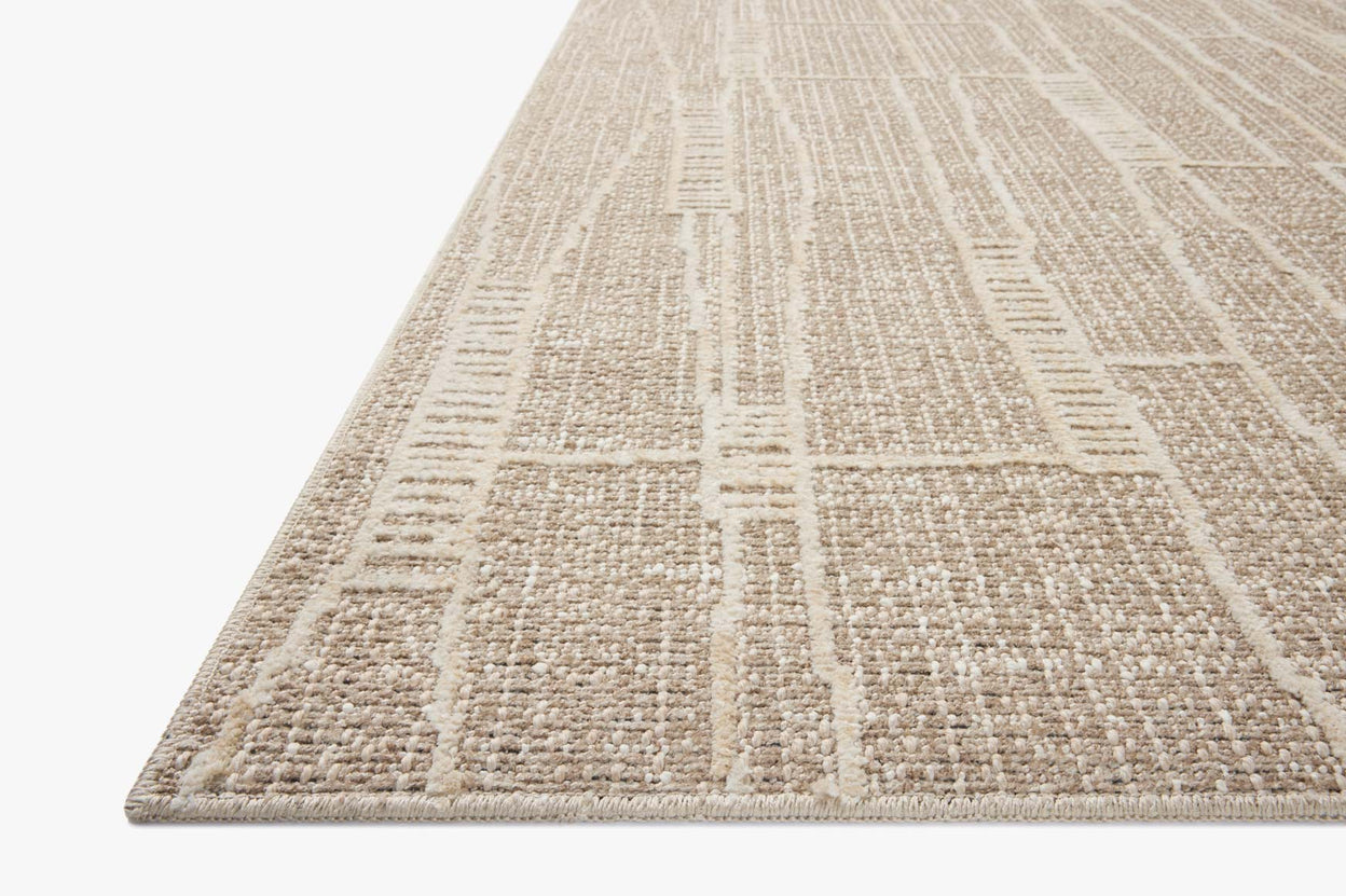 Amber Lewis x Loloi Bexley Mushroom / Natural Rug RUGS - synthetic Loloi
