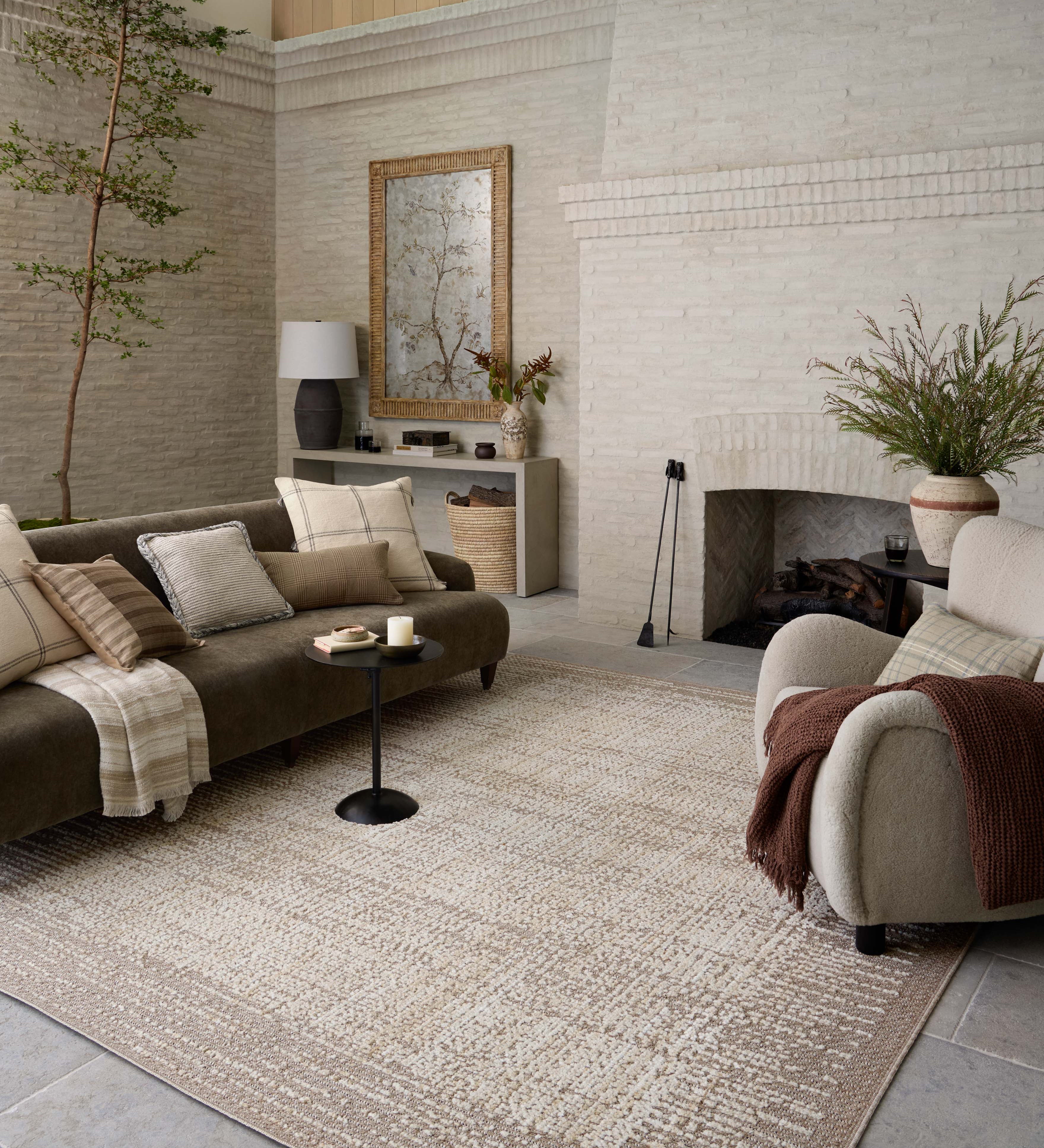 Amber Lewis x Loloi Bexley Natural / Taupe Rug – view 2