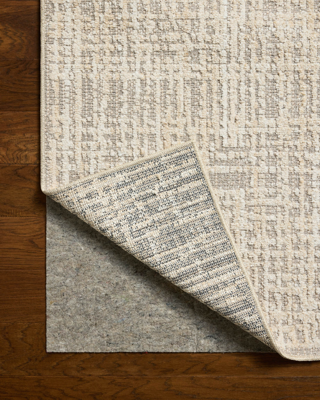 Amber Lewis x Loloi Bexley Natural / Dove Rug RUGS - synthetic Loloi