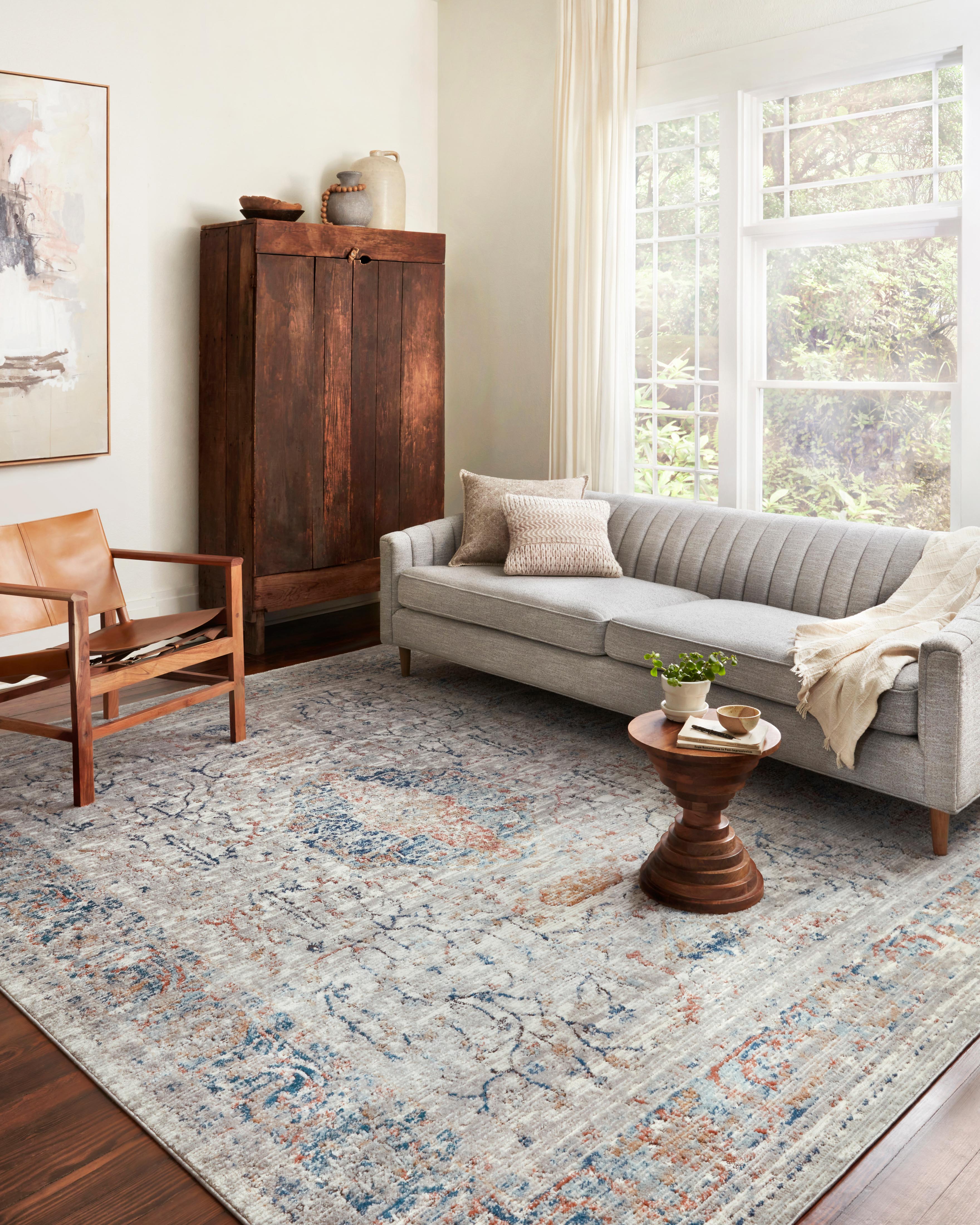Loloi Bianca Stone / Multi Rug RUGS - synthetic Loloi