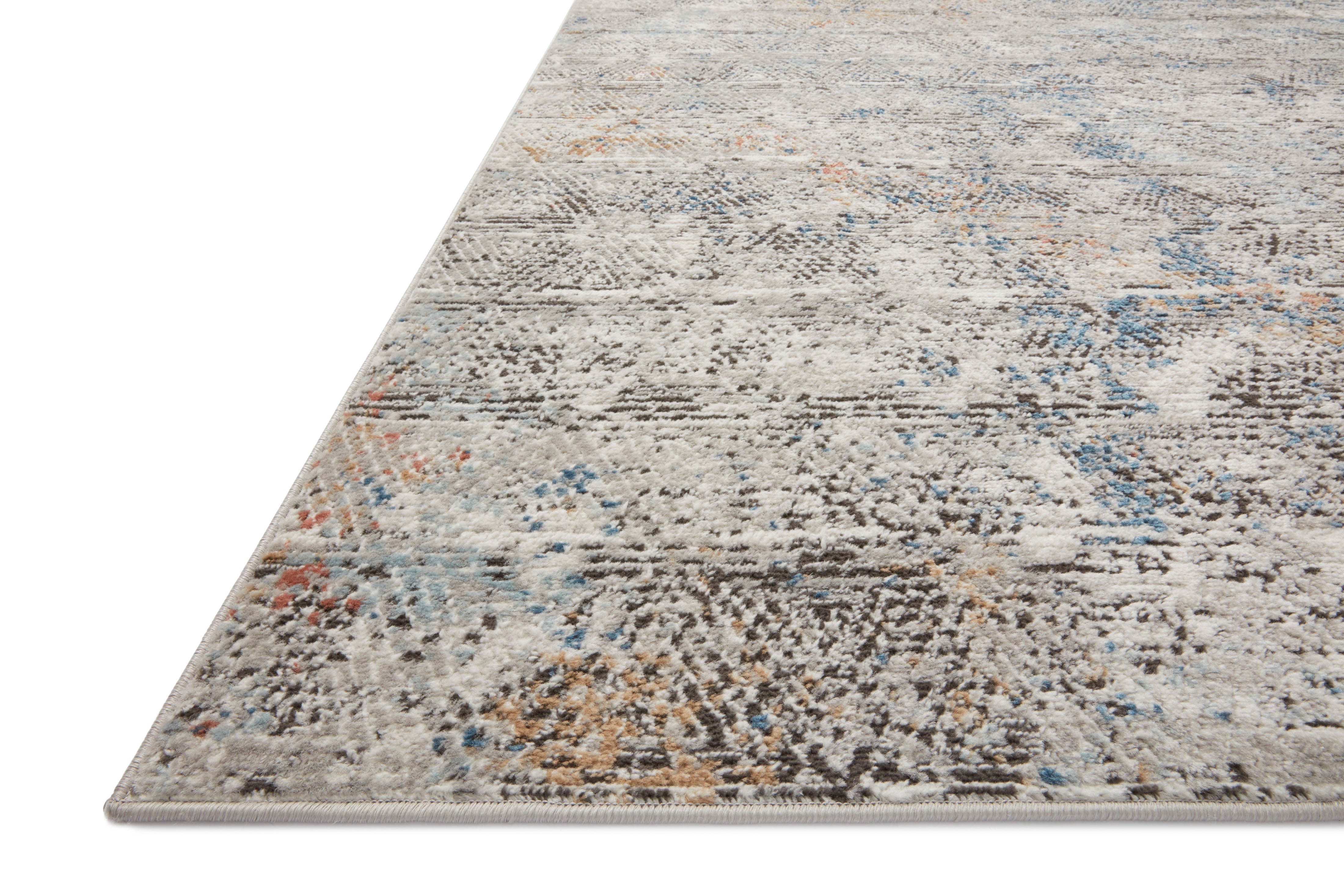 Loloi Bianca Grey / Multi Rug RUGS - synthetic Loloi