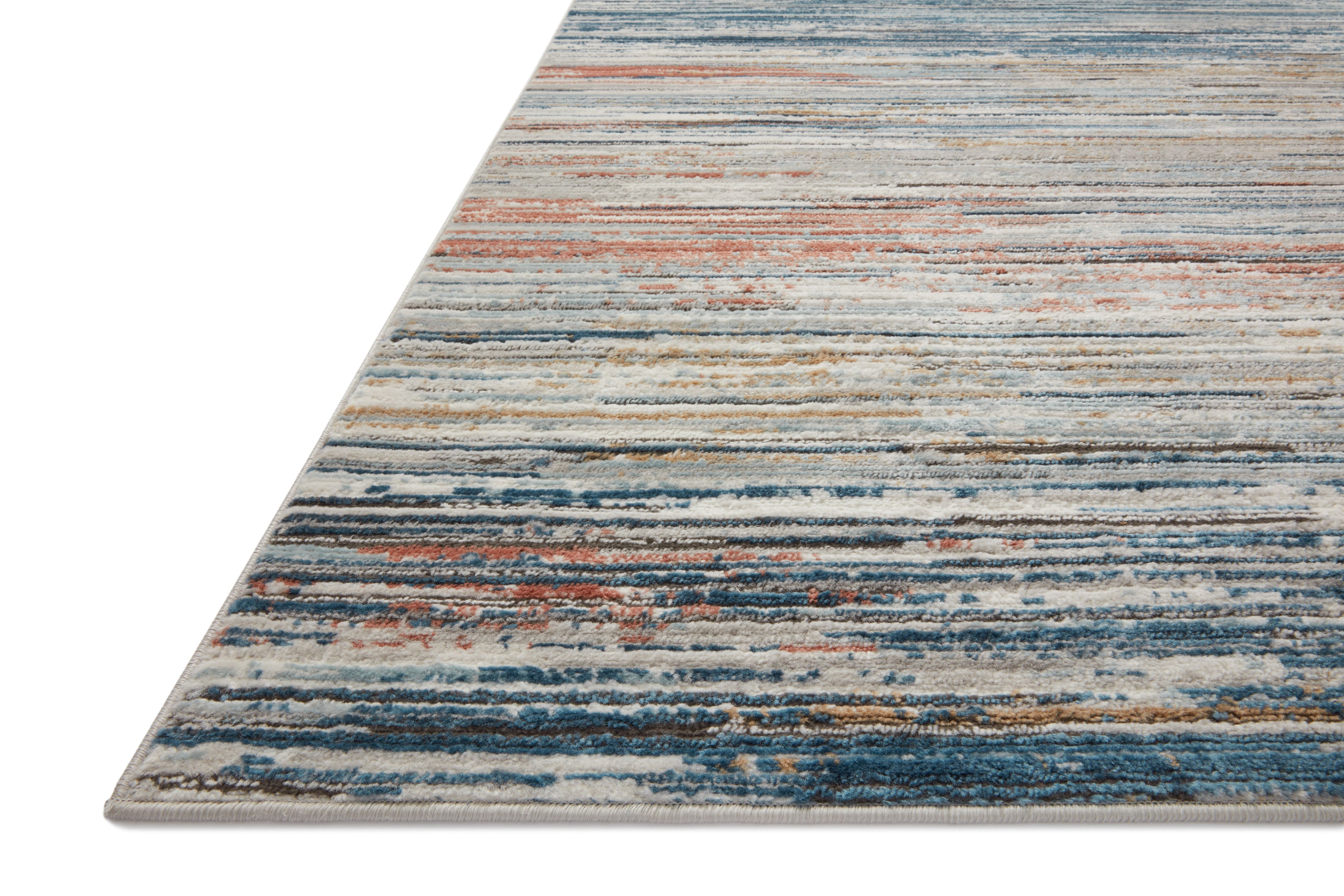 Loloi Bianca Pebble / Multi Rug RUGS - synthetic Loloi