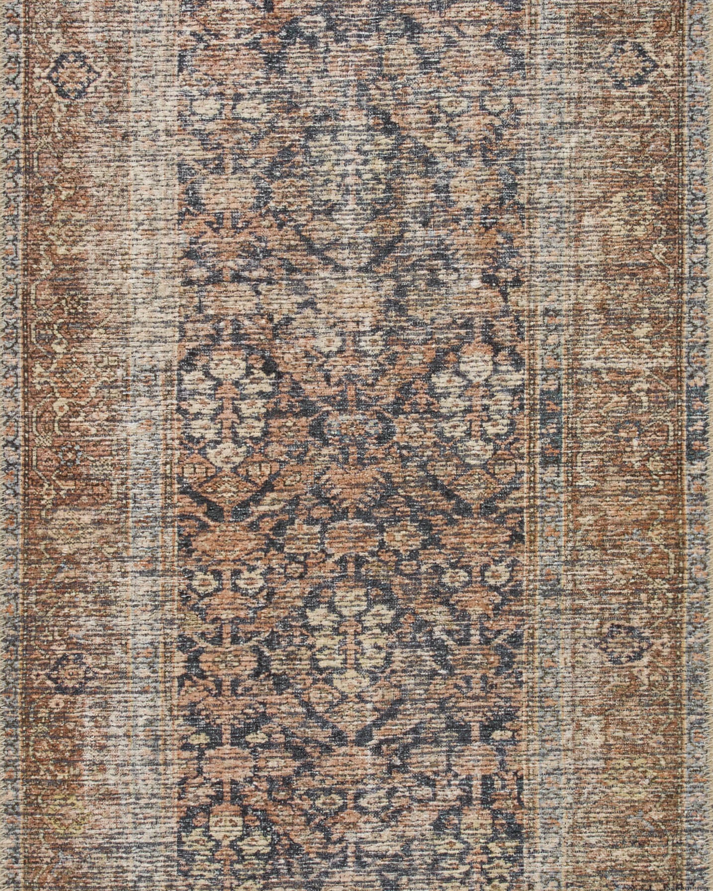 Amber Lewis x Loloi Billie Ink / Salmon Rug 0-patterned rugs Loloi