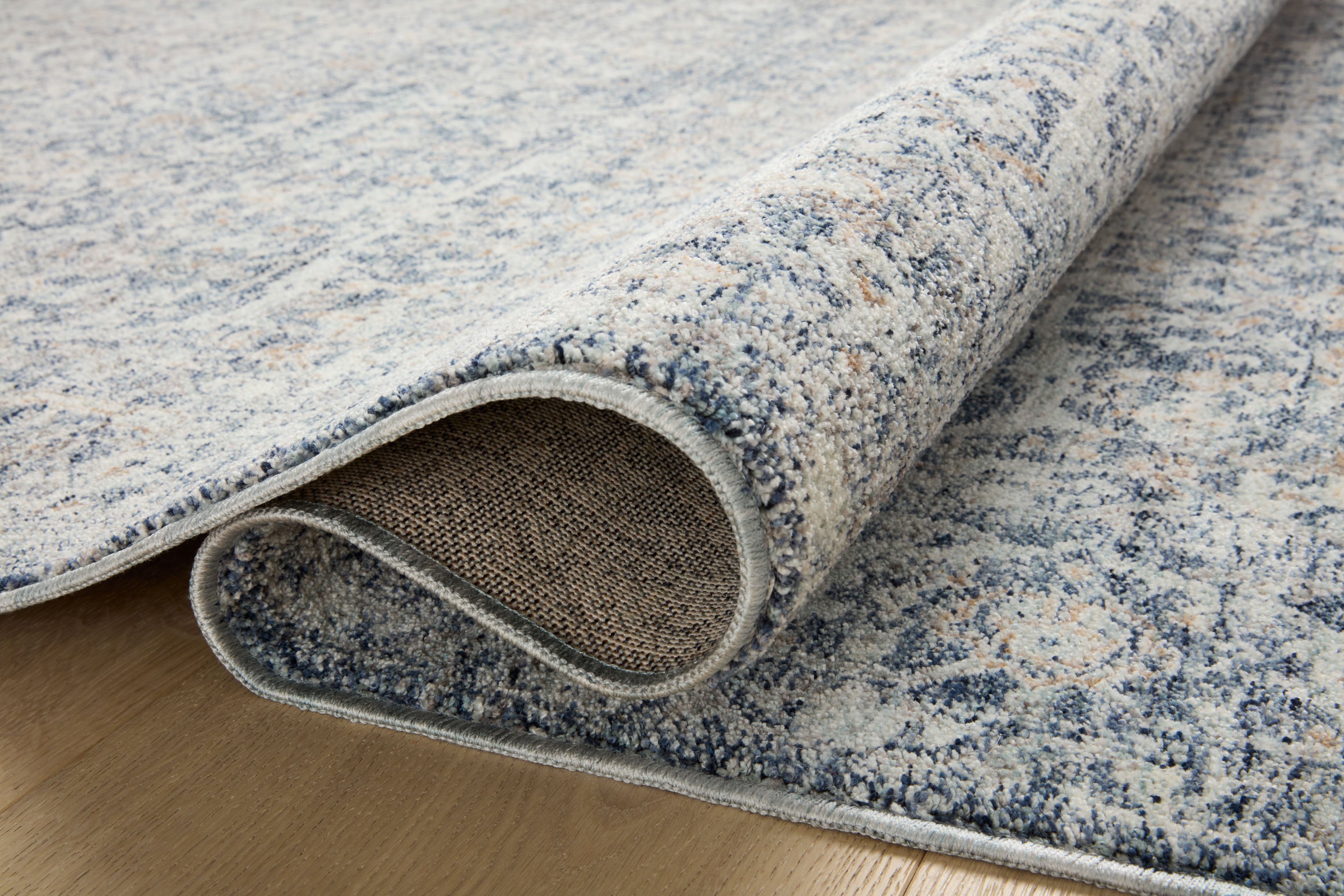Angela Rose x Loloi Blake Denim/ Taupe Rug 0-RUGS Loloi