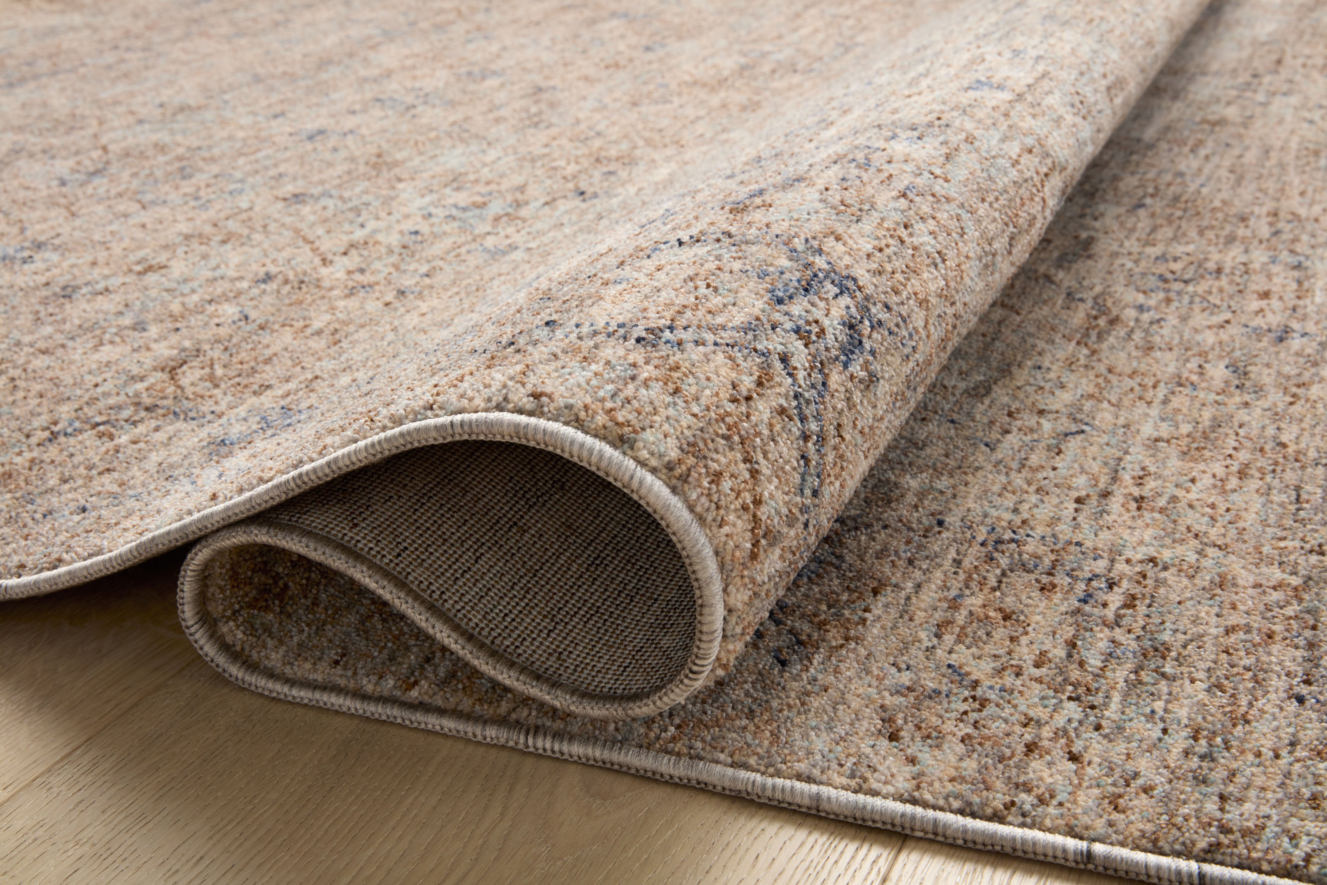 Angela Rose x Loloi Blake Taupe/ Blue Rug 0-RUGS Loloi