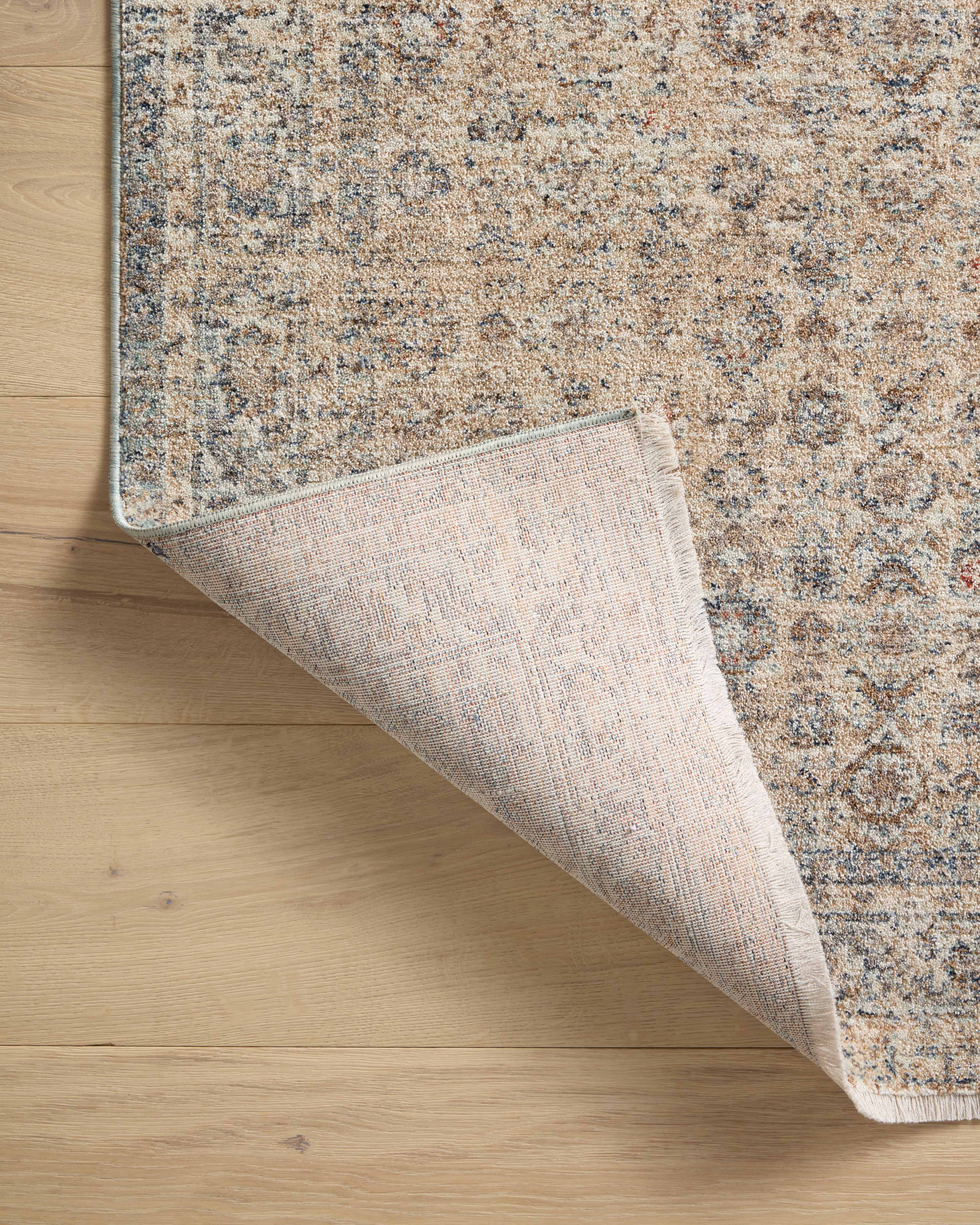 Angela Rose x Loloi Blake Beige/ Denim Rug 0-RUGS Loloi
