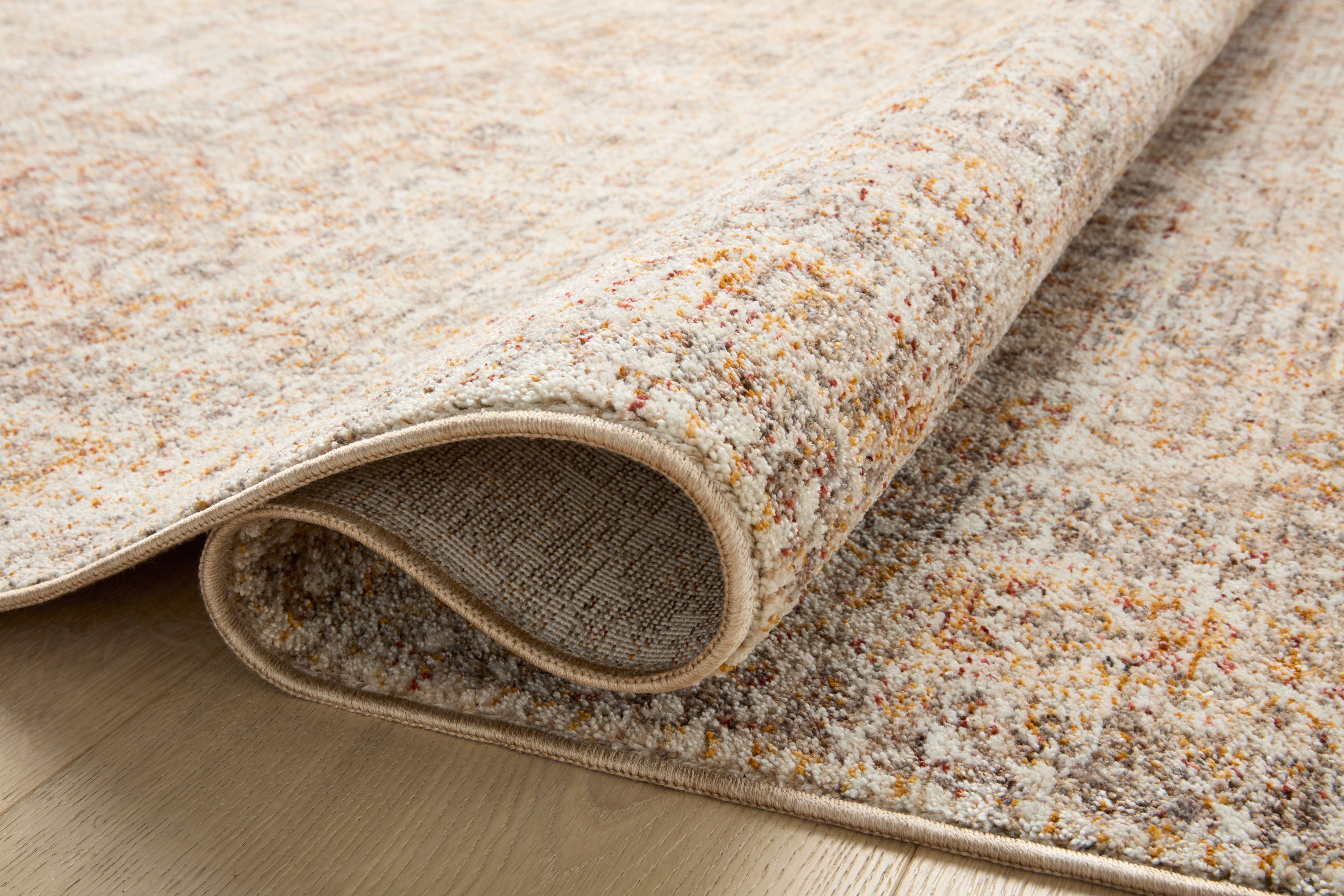 Angela Rose x Loloi Blake Oatmeal/ Spice Rug 0-RUGS Loloi