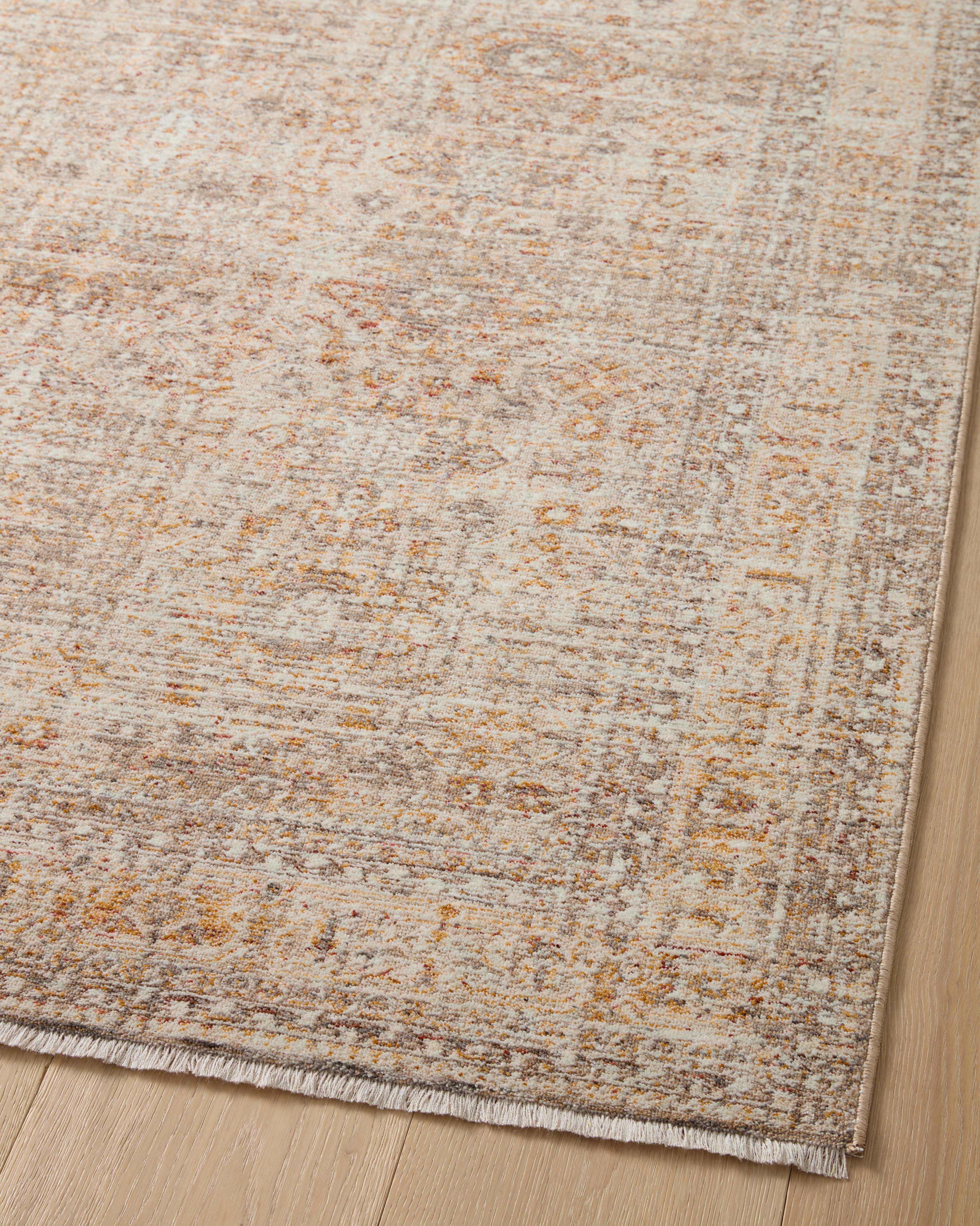 Angela Rose x Loloi Blake Oatmeal/ Spice Rug 0-RUGS Loloi