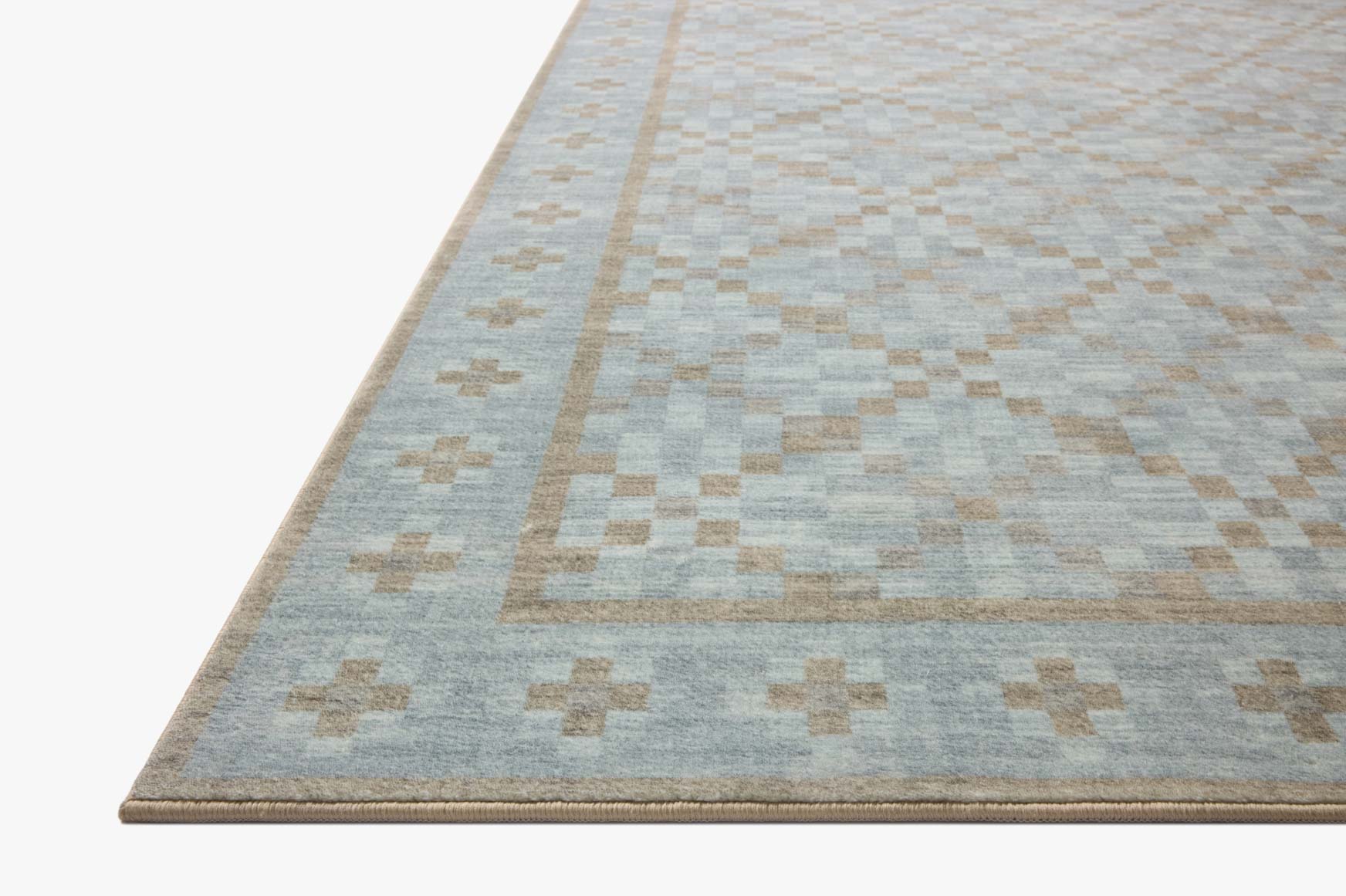 Chris Loves Julia x Loloi Bobby Spa / Khaki Rug - Rug & Weave