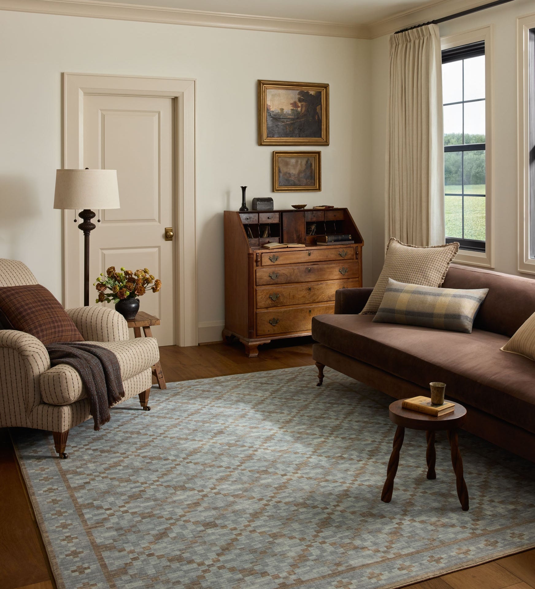 Chris Loves Julia x Loloi Bobby Spa / Khaki Rug - Rug & Weave