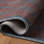 Chris Loves Julia x Loloi Bobby Merlot / Denim Rug - Rug & Weave