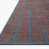 Chris Loves Julia x Loloi Bobby Merlot / Denim Rug - Rug & Weave