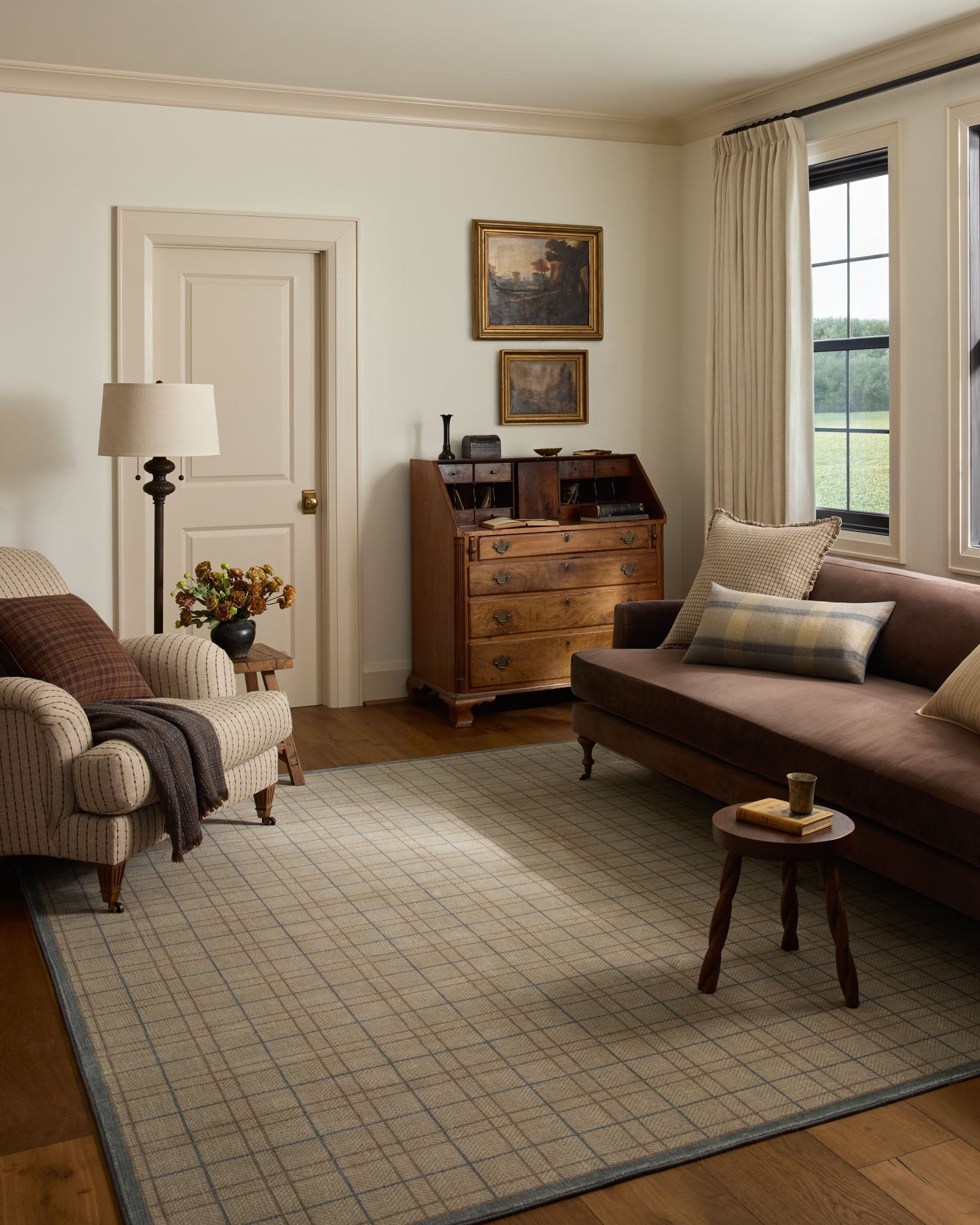 Chris Loves Julia x Loloi Bobby Sage / Denim Rug - Rug & Weave