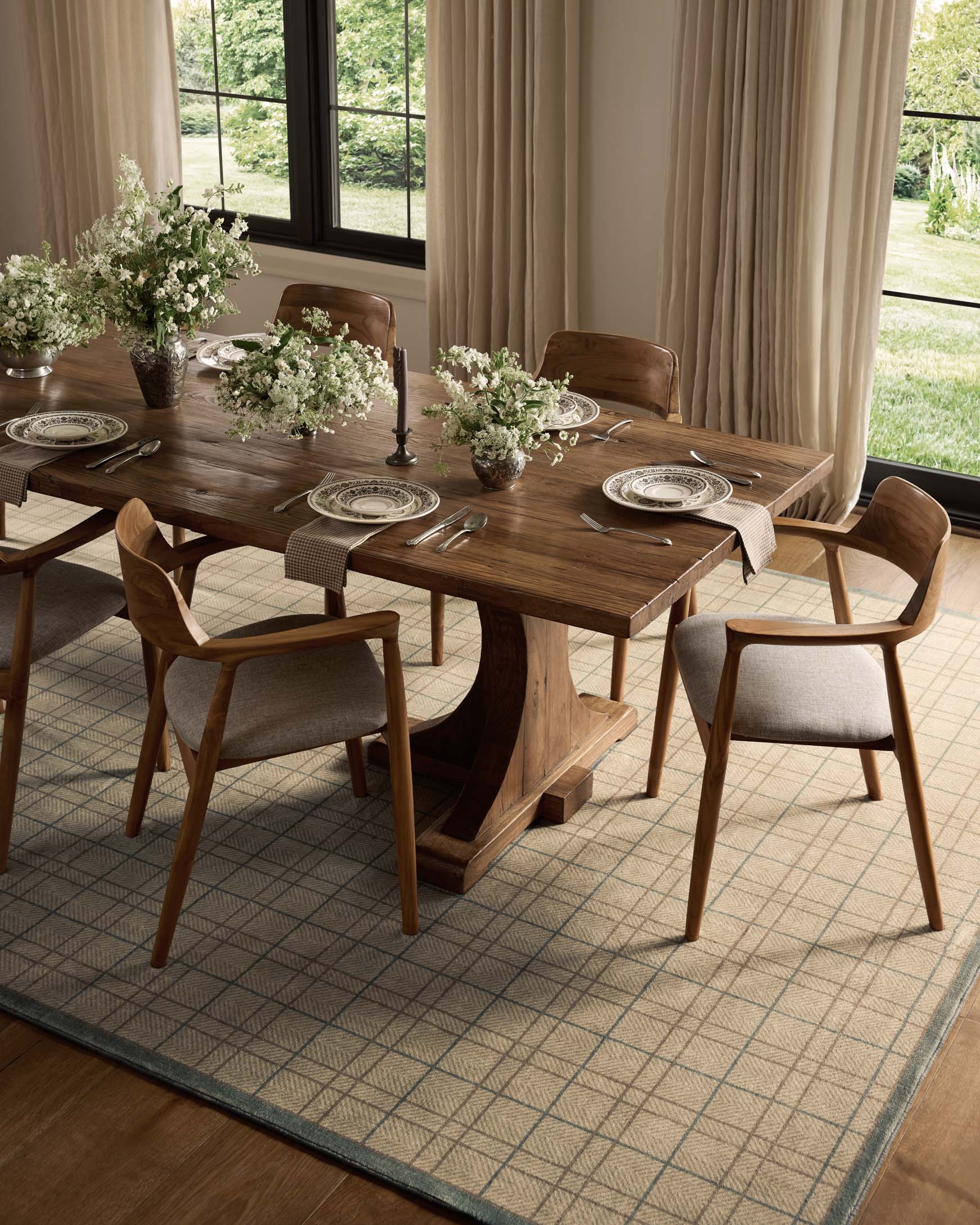 Chris Loves Julia x Loloi Bobby Sage / Denim Rug - Rug & Weave
