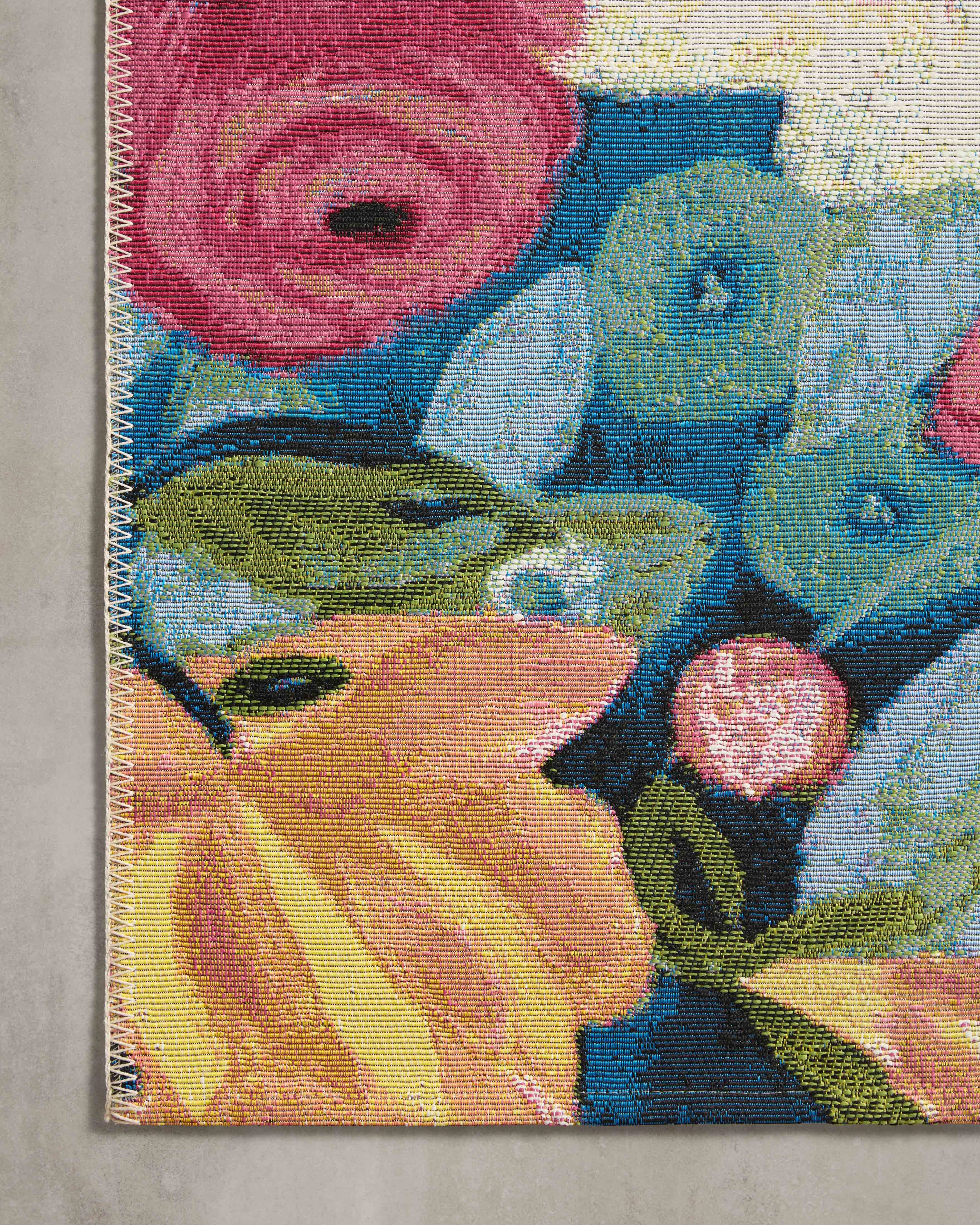 Loloi Botanical Navy / Multi Rug RUGS - synthetic Loloi