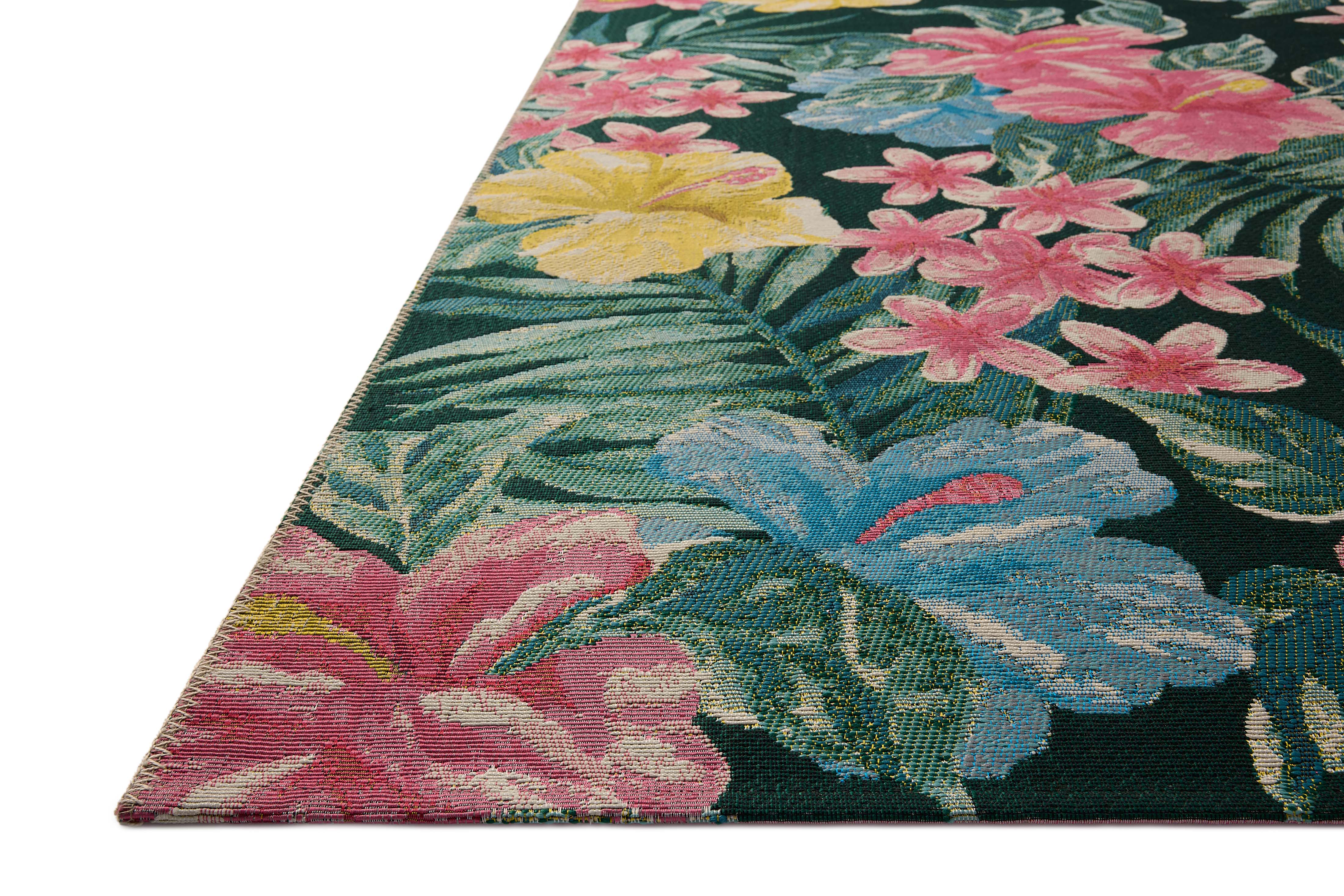 Loloi Botanical Midnight / Multi Rug RUGS - synthetic Loloi