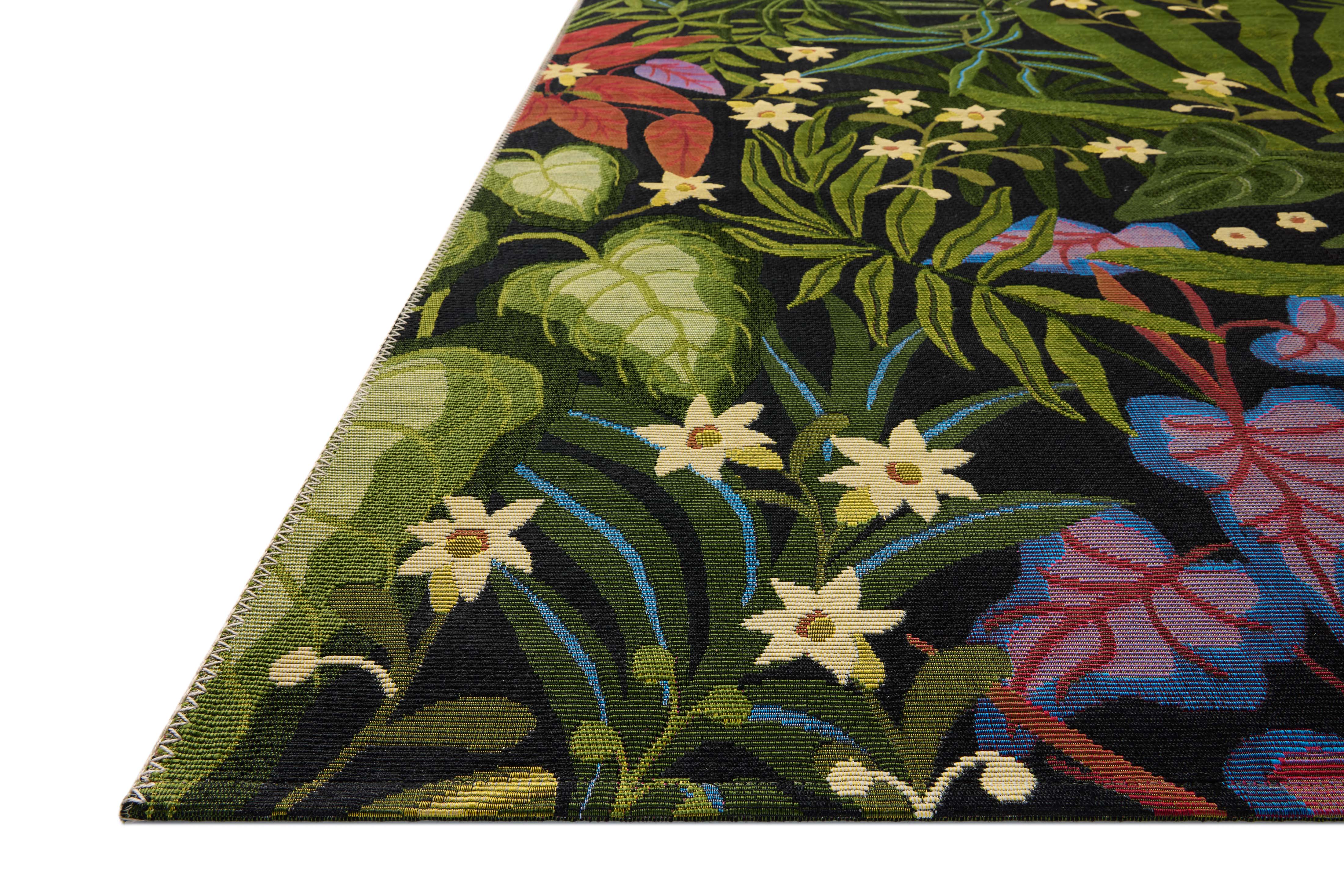 Loloi Botanical Onyx / Multi Sample Indoor/Outdoor Rug