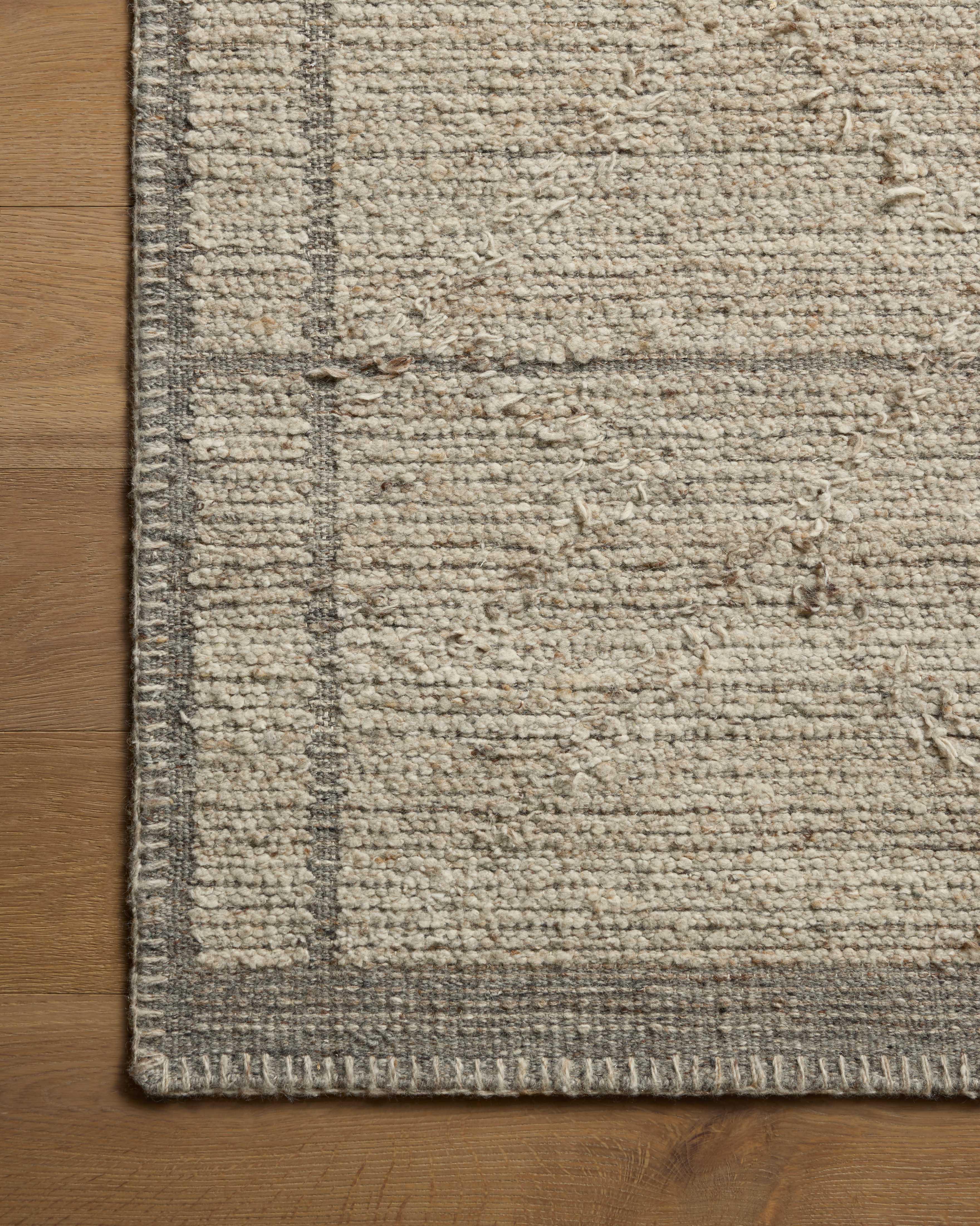 Amber Lewis x Loloi Bowie Fog / Grey Rug RUGS - wool Loloi