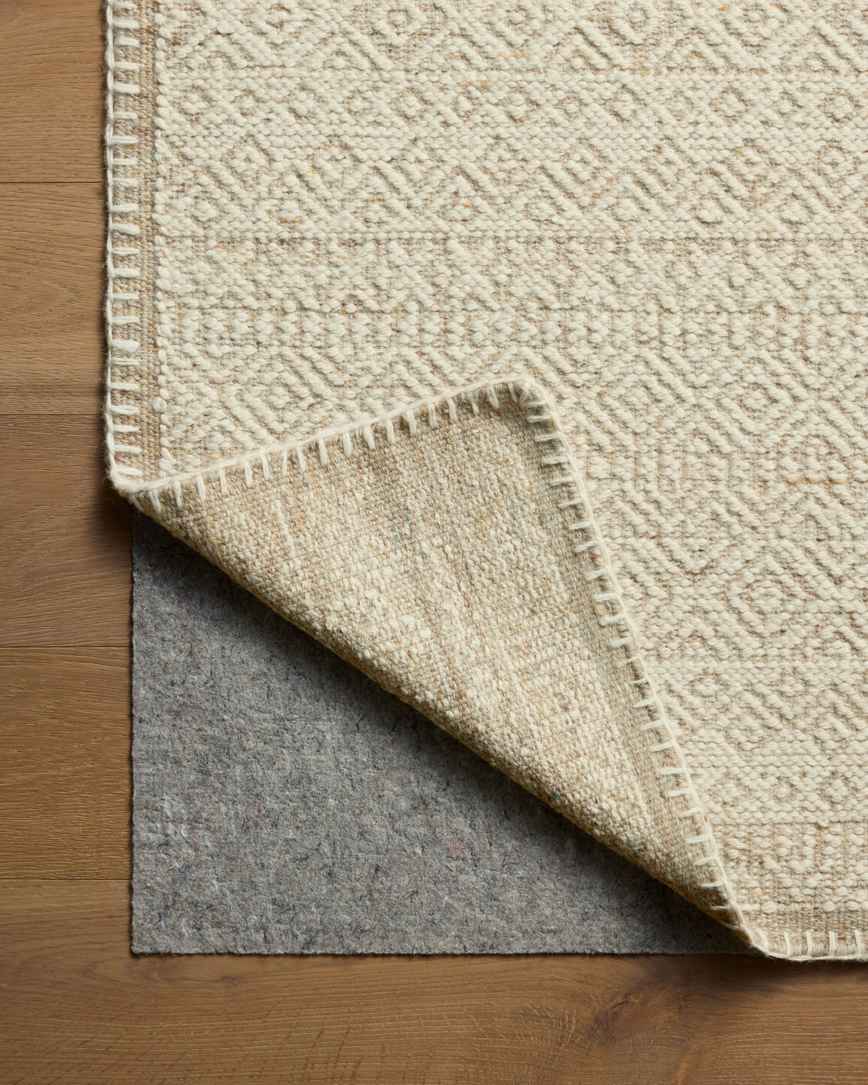Amber Lewis x Loloi Bowie Ivory / Taupe Rug RUGS - wool Loloi